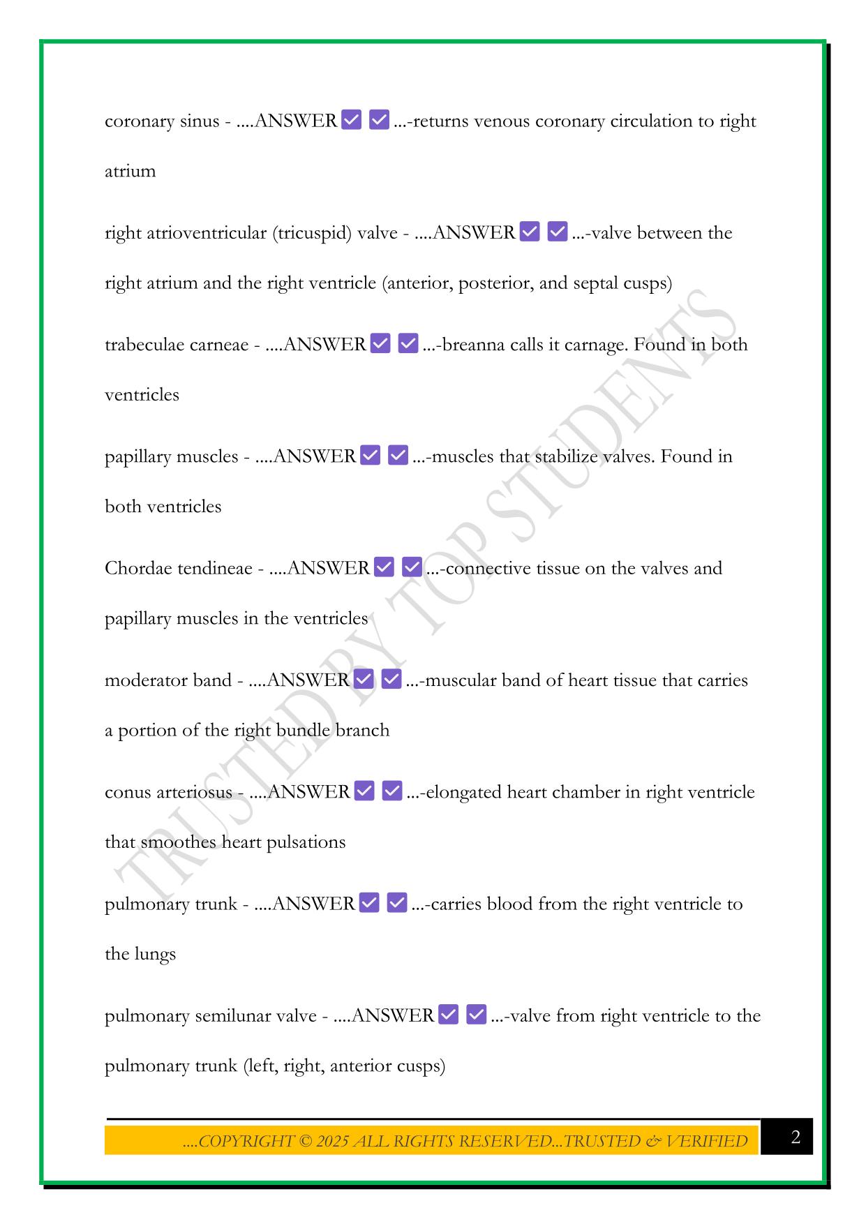 BIOL 2255 ANATOMY UNIT 4.3 QUIZ 2025 QUESTIONS AND ANSWERS
