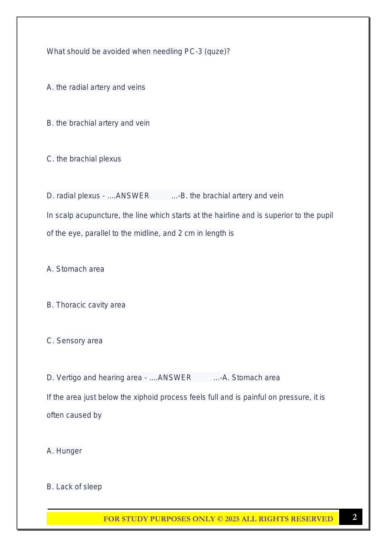 TCM Test Questions 2025 with Verified Answers