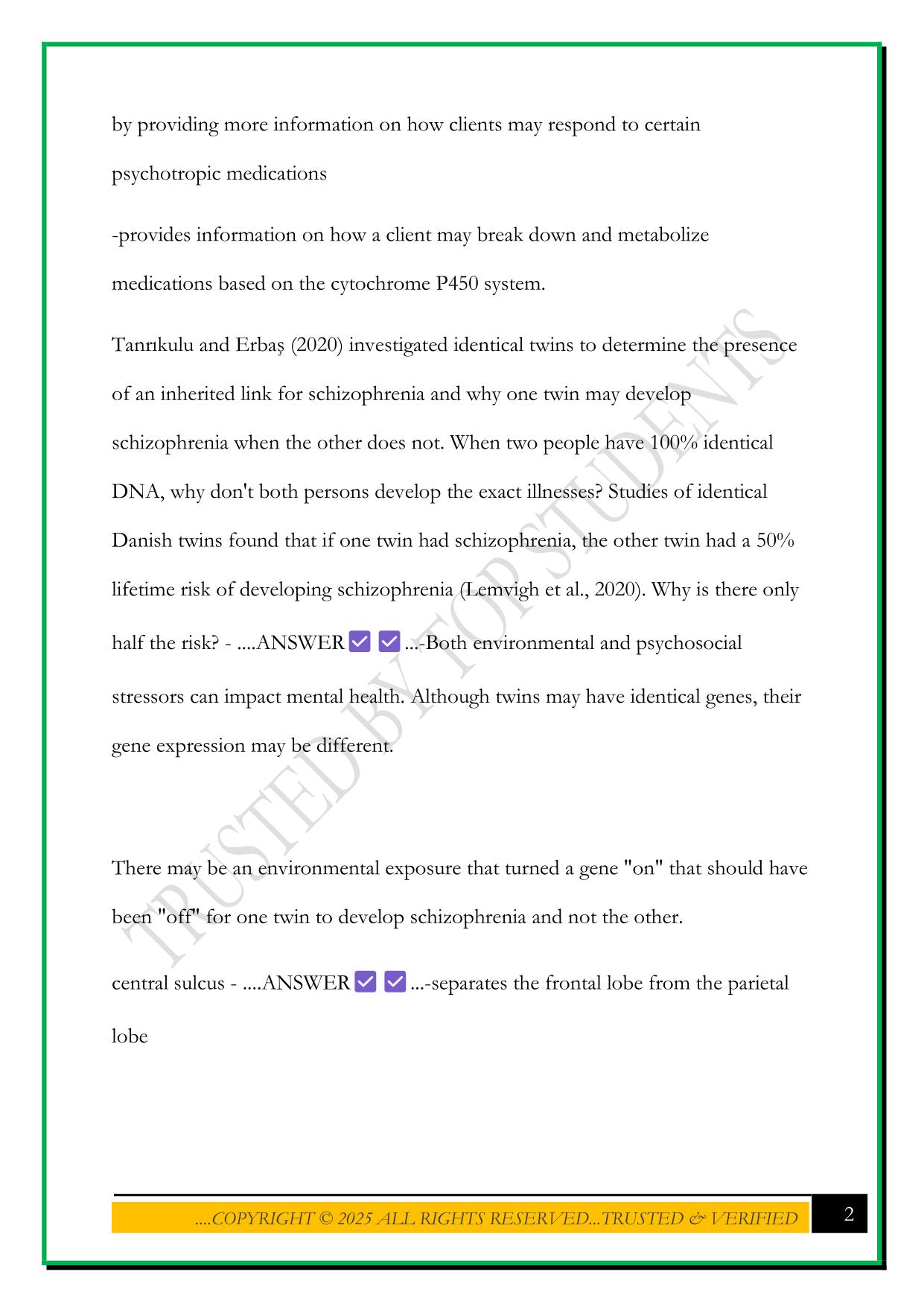 NR546 MIDTERM EXAM 2025 QUESTIONS AND ANSWERS