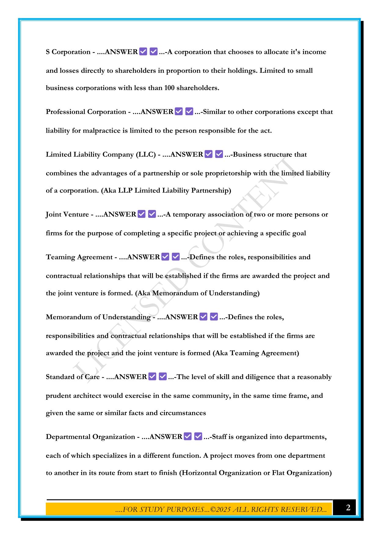 ARE 5.0 PRACTICE MANAGEMENT EXAM 2025 QUESTIONS AND ANSWERS