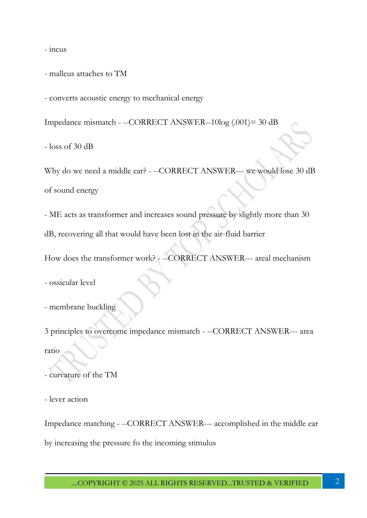 ASLP 3030 Final Exam 2025 Questions and Answers