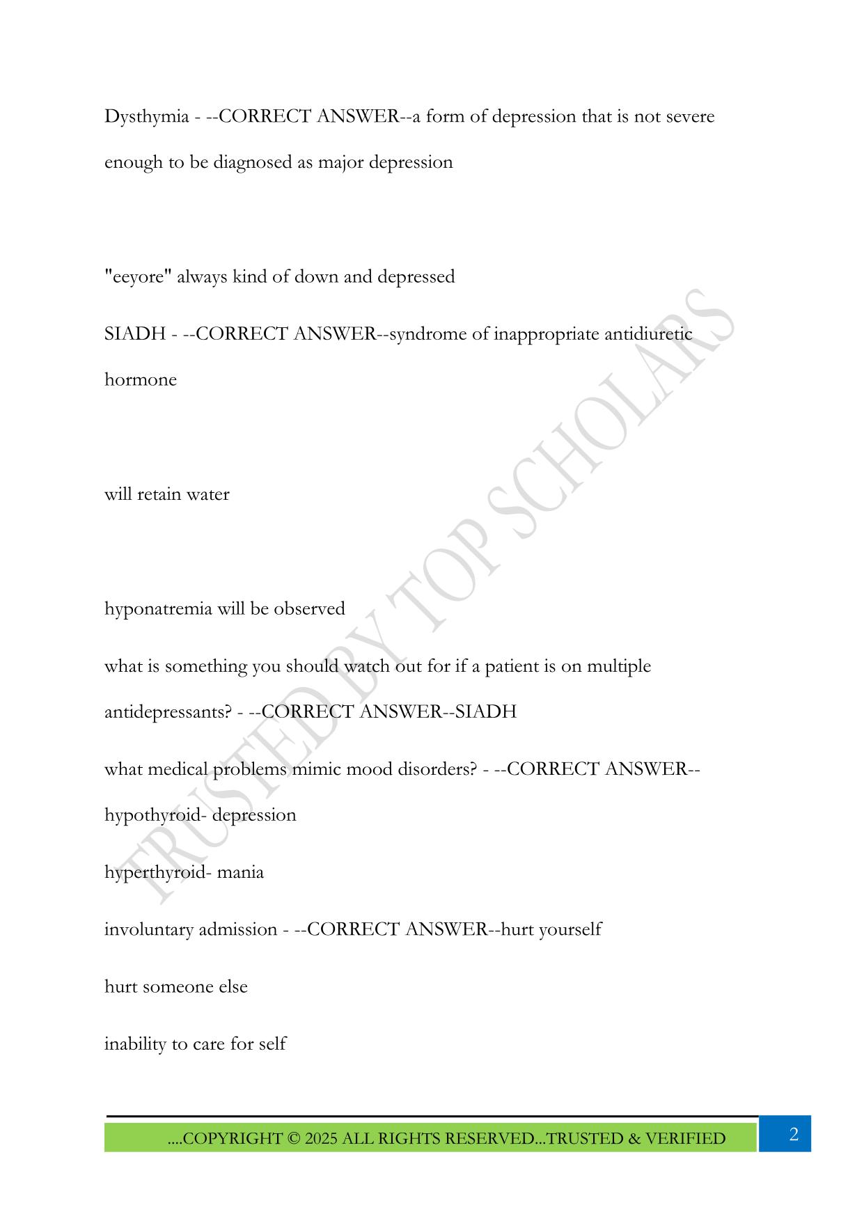 Nurs 663- Exam 1 2025 Questions and Answers