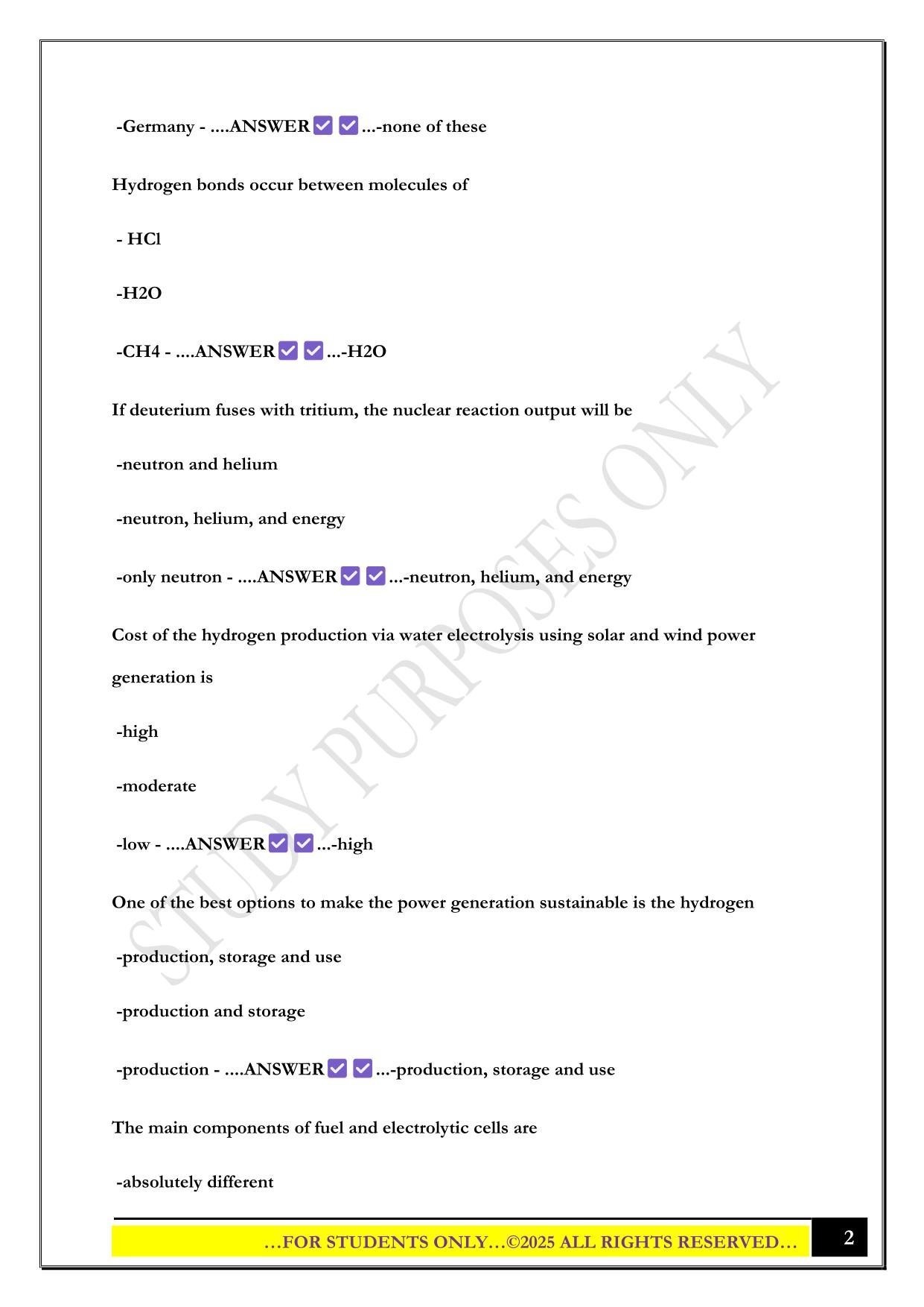EGEE 420 Exam 1 2025 Questions and Answers