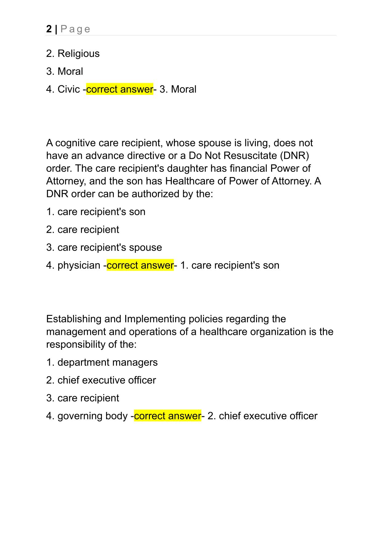 NAB CORE EXAM QUESTIONS AND ANSWERS 2025