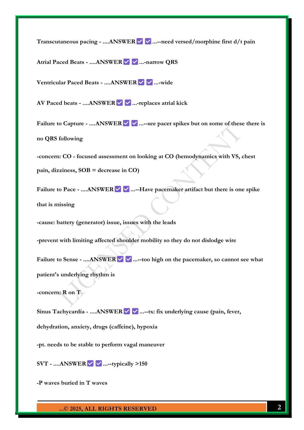 NR 341 EXAM #2 2025 QUESTIONS AND ANSWERS