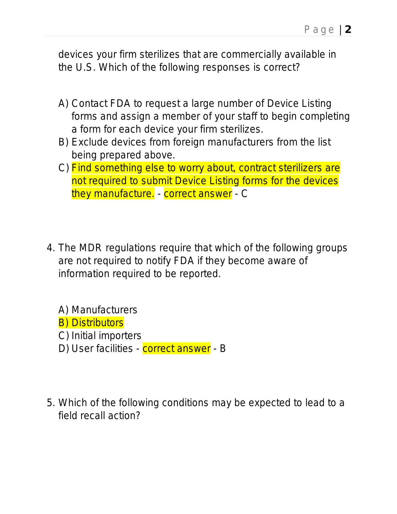 DEVICE RAC EXAM 2025 QUESTIONS AND ANSWERS.