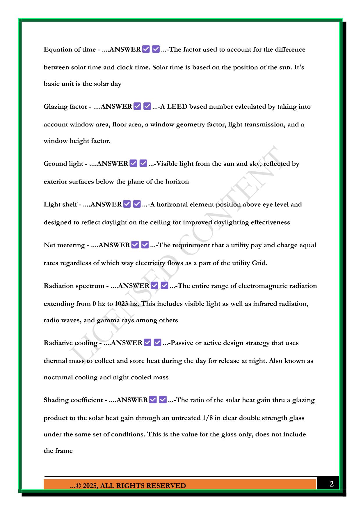 ARE 5.0 PROJECT PLANNING & DESIGN (ARCHITECTURE EXAMINATION) 2025 QUESTIONS AND ANSWERS