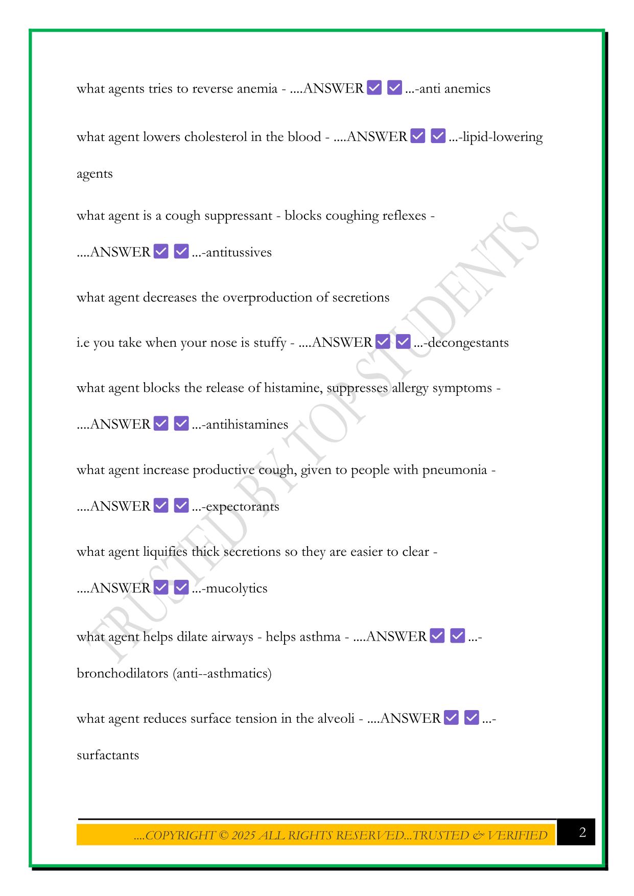 PN 1005 FINAL REVIEW EXAM 2025 QUESTIONS AND ANSWERS