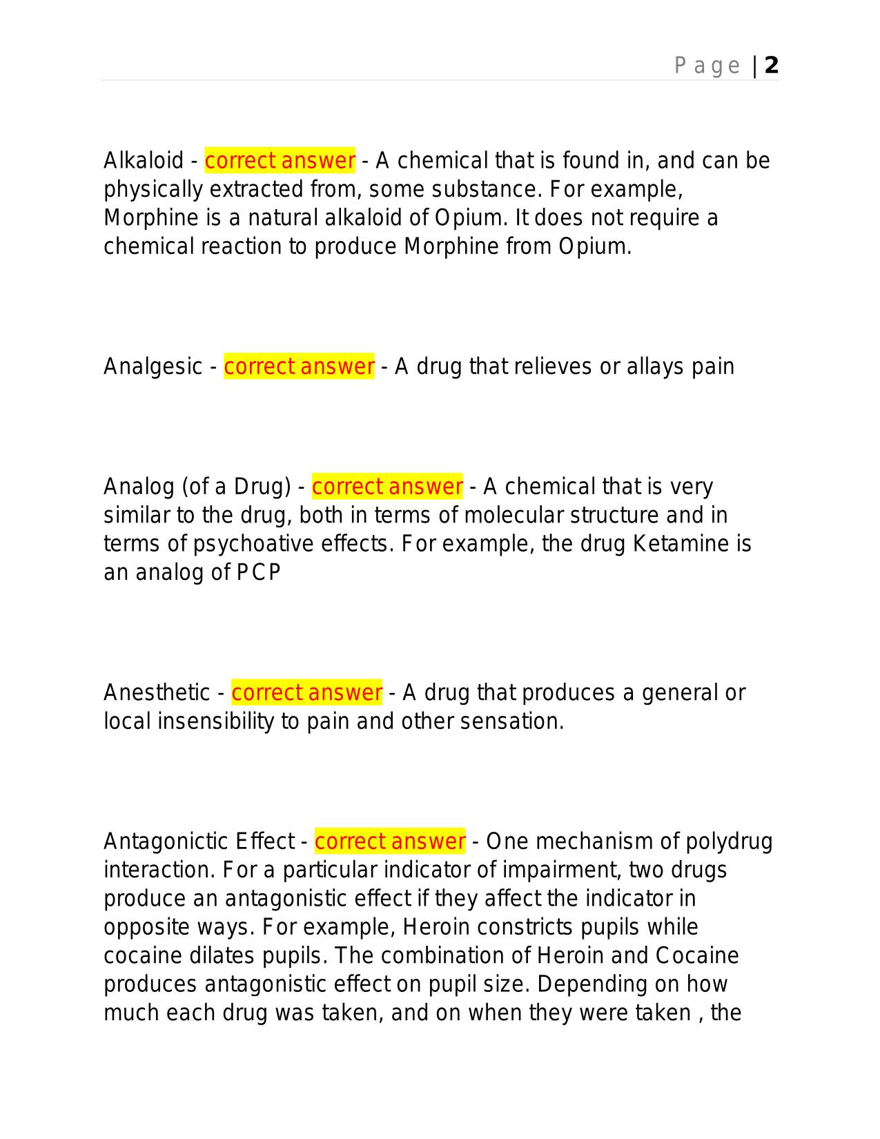 DRE GLOSSARY OF TERMS 2025 QUESTIONS AND ANSWERS.