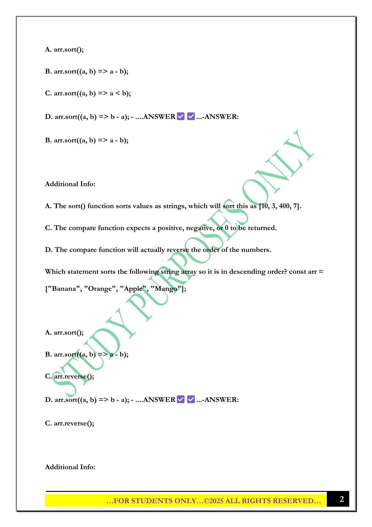 Salesforce JavaScript Developer I Cert Practice Exam 2025 Questions and Answers