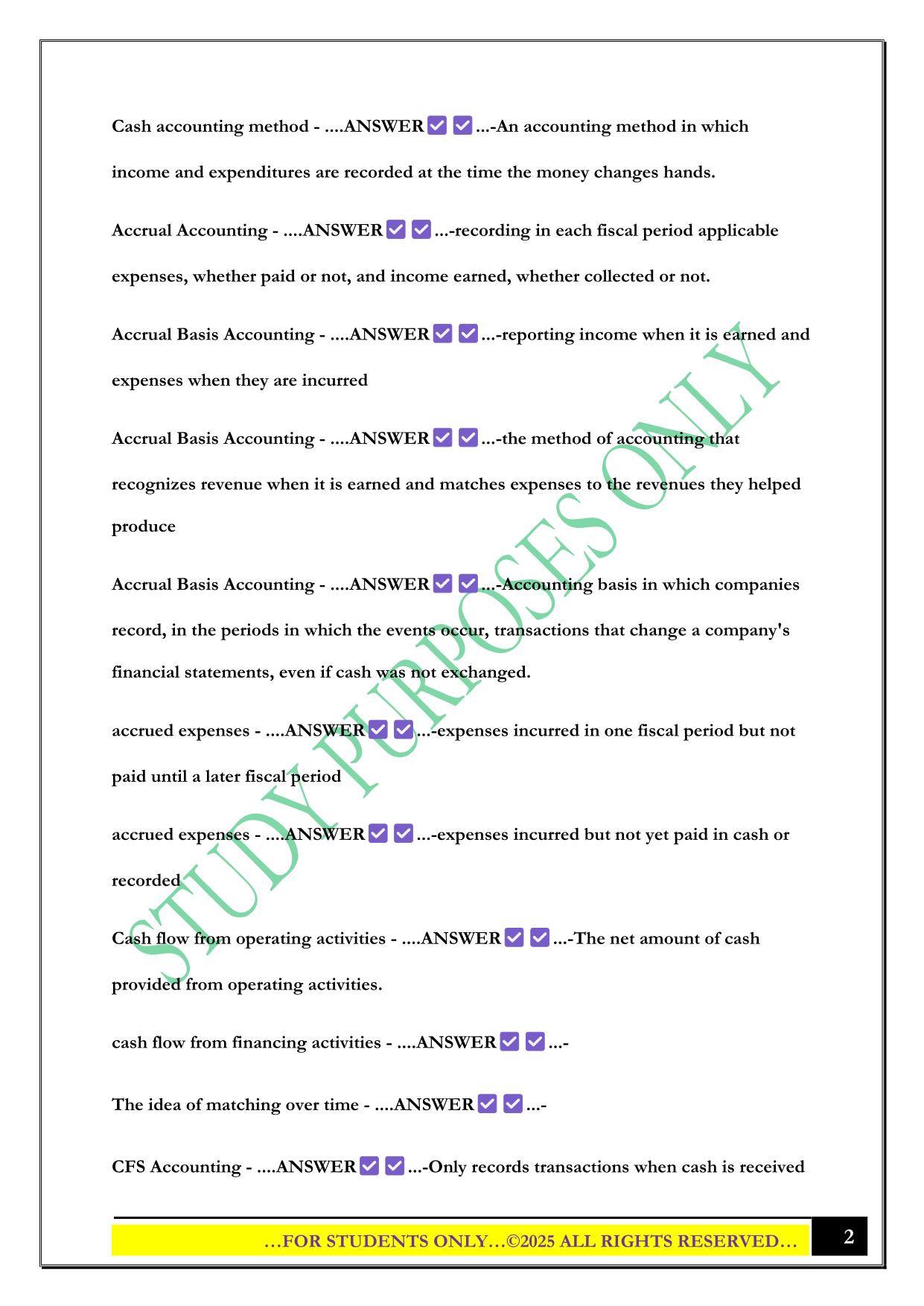 CFI FMVA Exam 2025 Questions and Answers