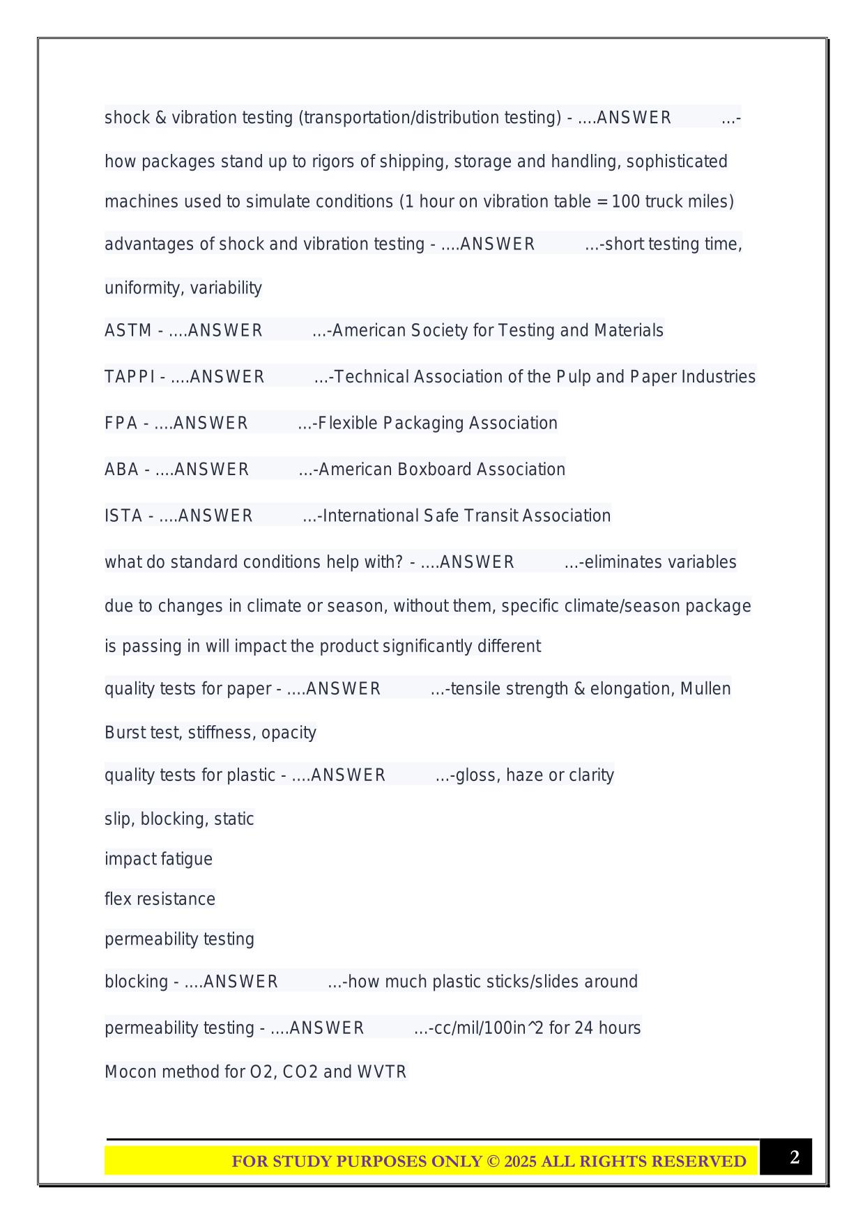 Clemson PKSC 1020 Final Exam 2025 Questions and Answers