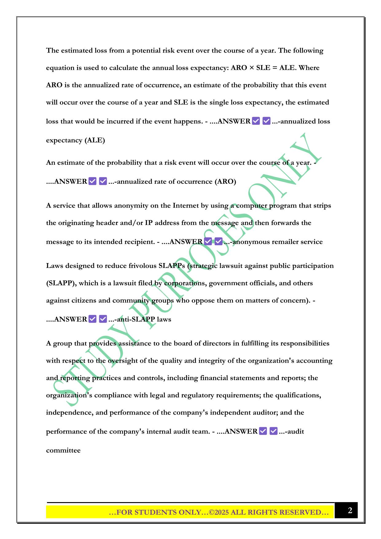 WGU D333 Ethics in Technology – WGU Exam 2025 Questions and Answers