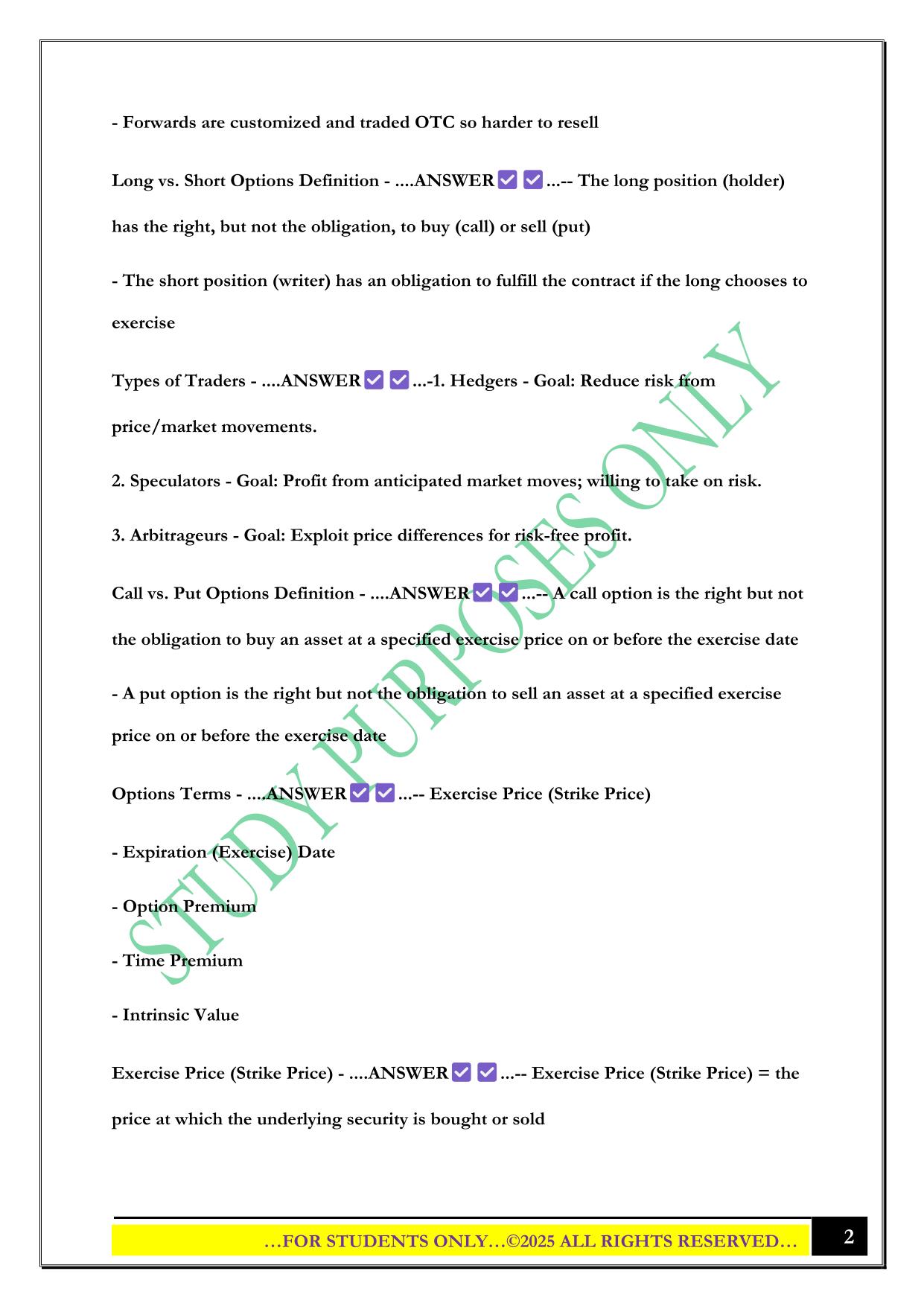 BMGT444 Final Exam 2025 Questions and Answers