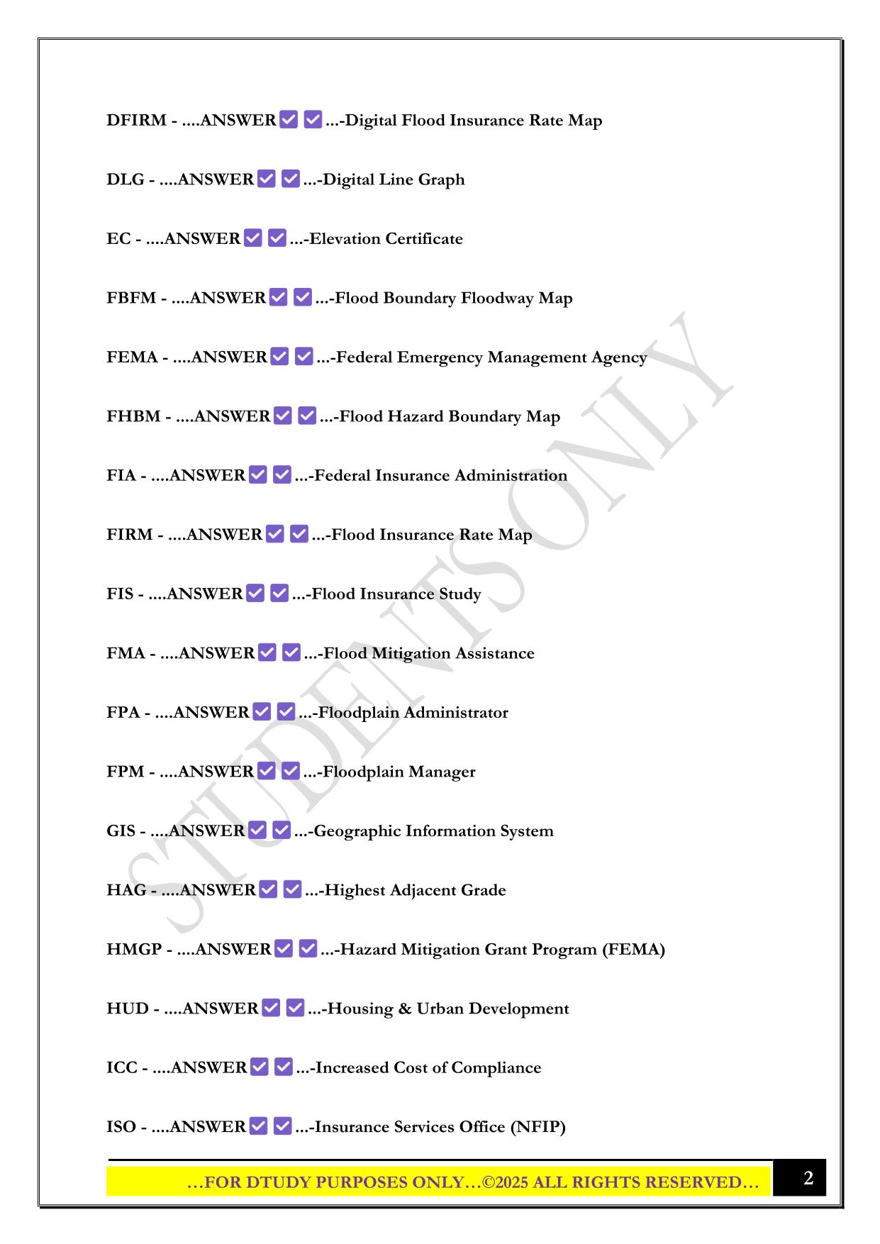 CFM EXAM 2025 QUESTIONS AND ANSWERS