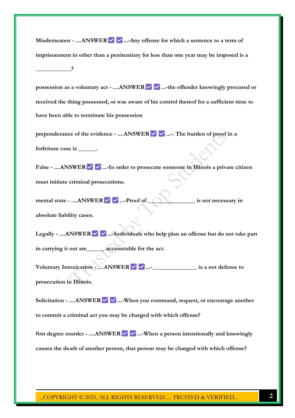 LETAC EXAM 2 2025 QUESTIONS AND ANSWERS
