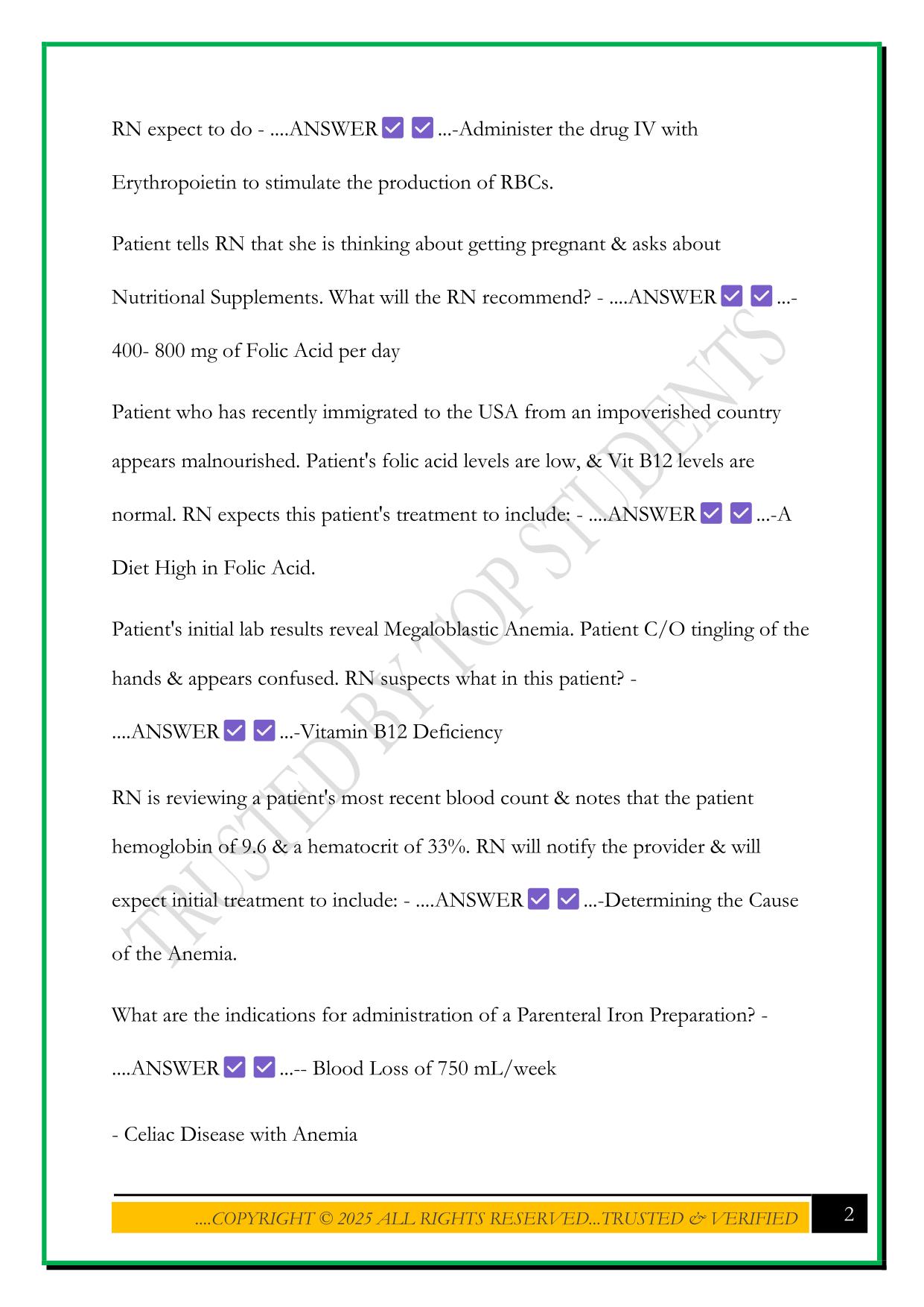 NUR 5334 MODULE 8 2025 QUESTIONS AND ANSWERS