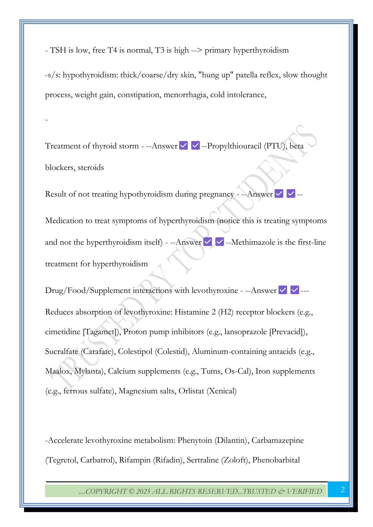 NR565 Advanced Pharm Final Exam 2025 Questions and Answers