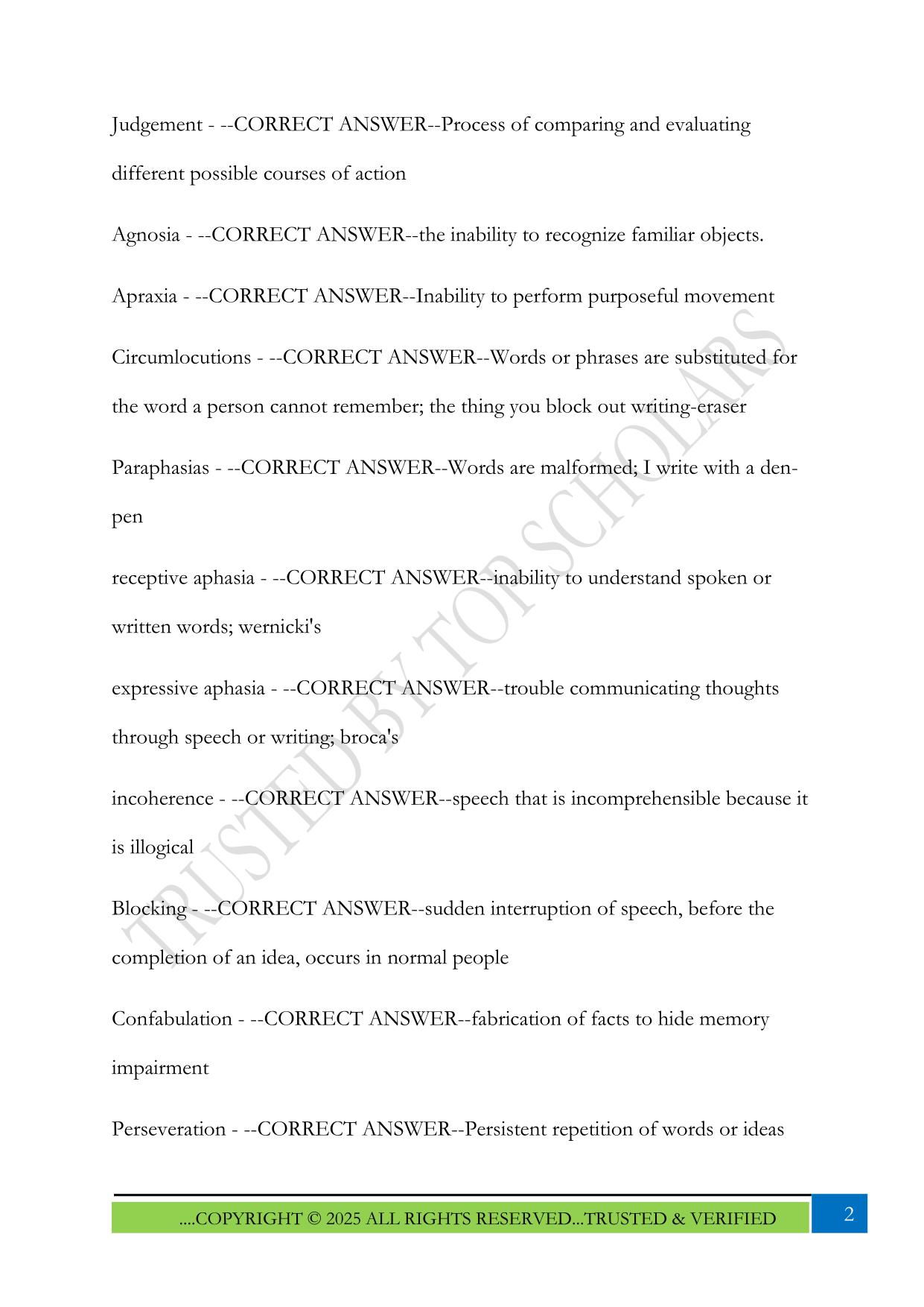 NUR 634 Test 1 2025 Questions and Answers