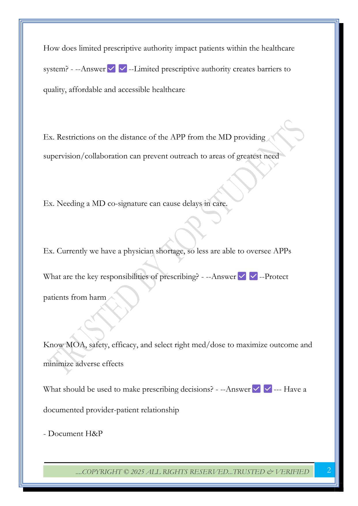 NR565 Advanced Pharm Midterm Exam 2025 Questions and Answers