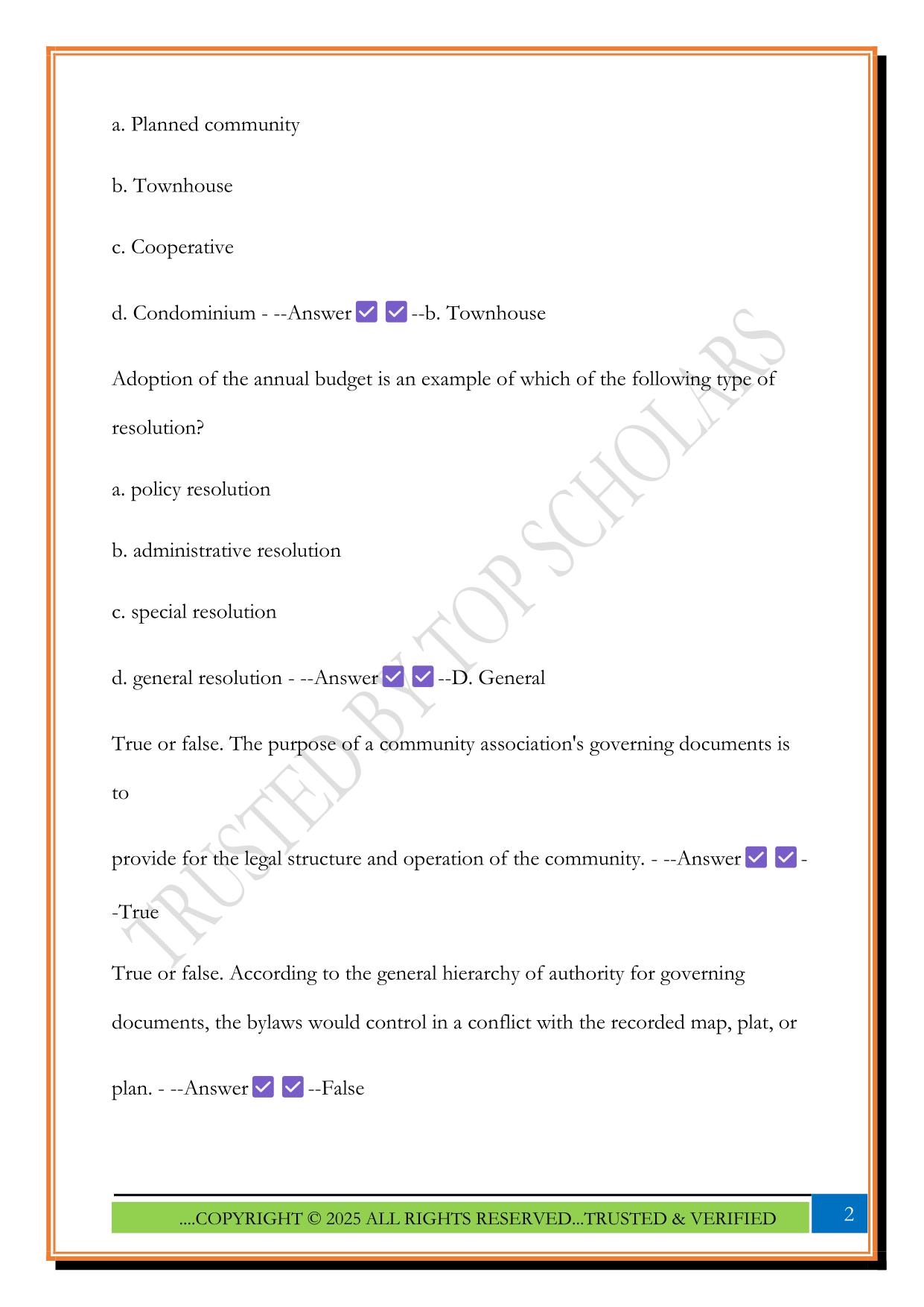 M-100 QUIZ (all sections) 2025 Questions and Answers