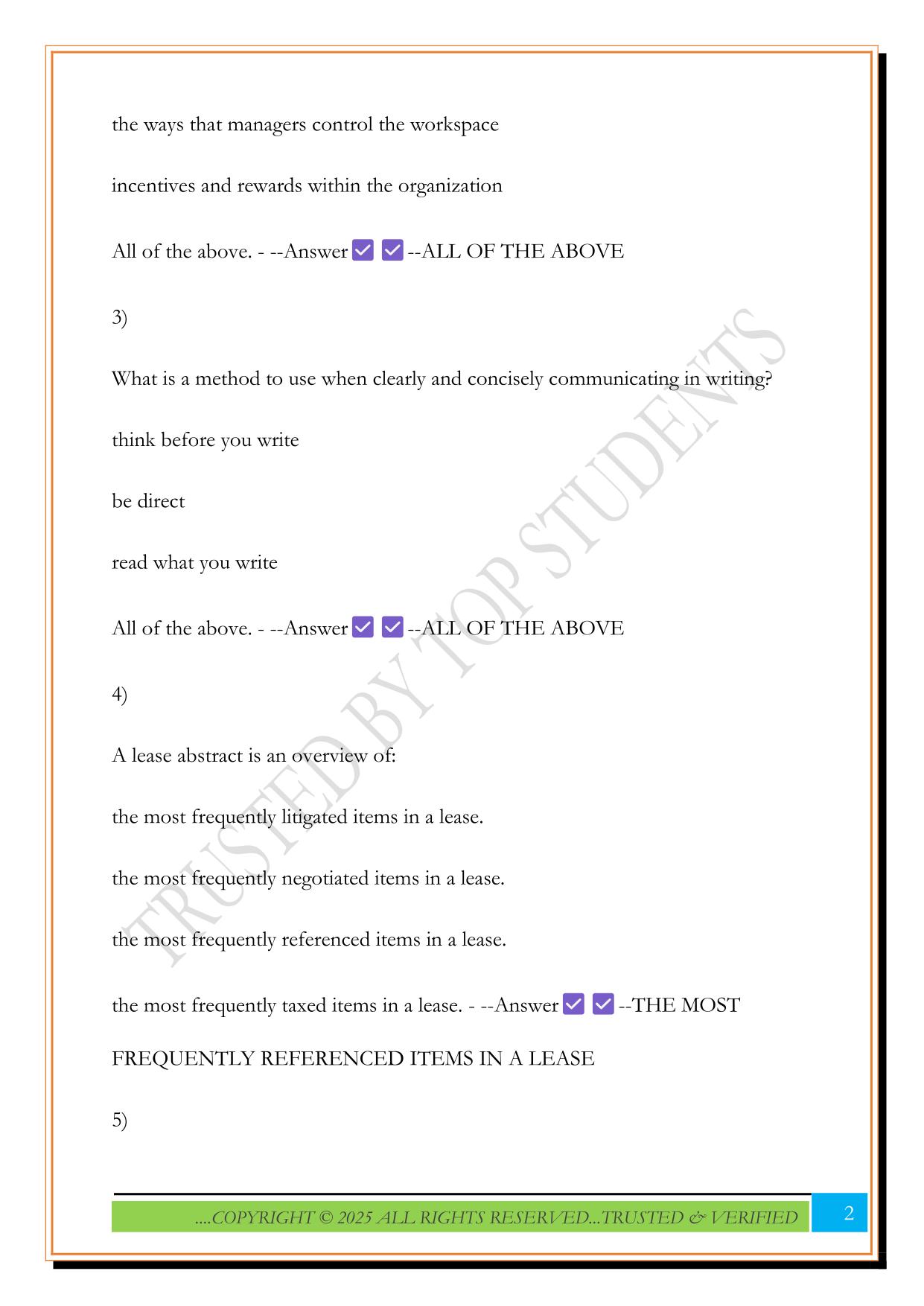 CMCP PRACTICE EXAM QUESTIONS WITH CORRECT ANSWERS