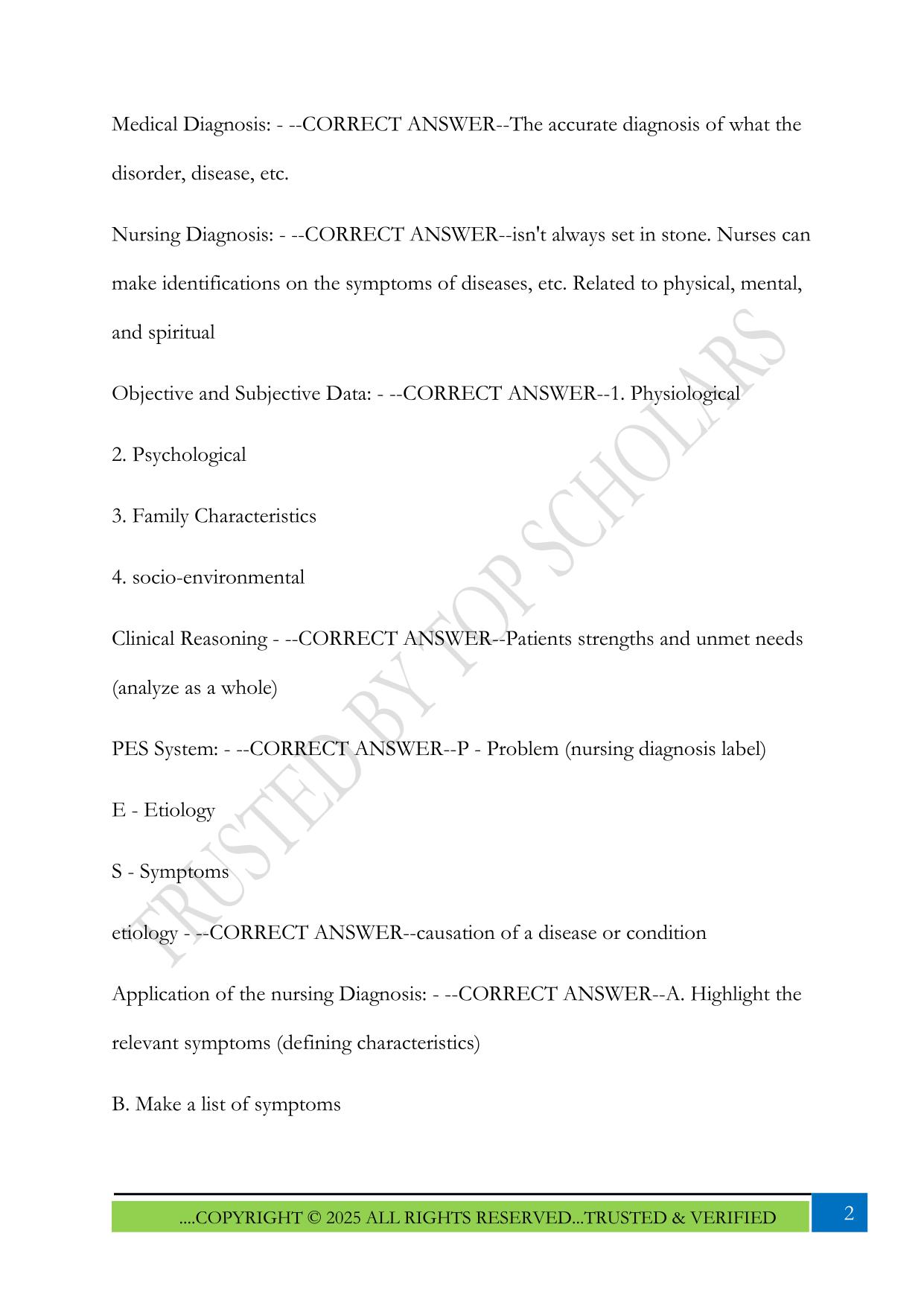 NURS 1002 Midterm Exam 2025 Questions and Answers