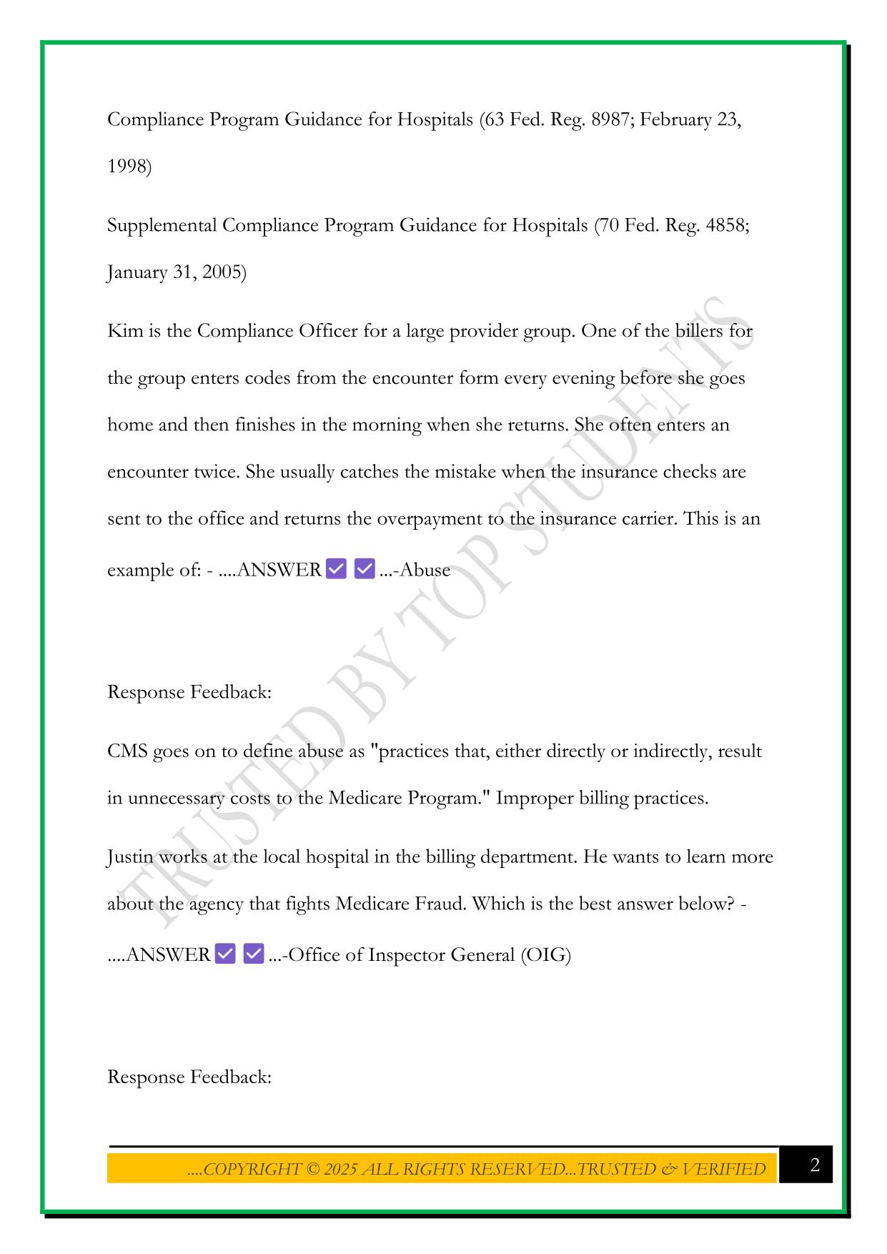 CPCO CHAPTER 1 REVIEW 2025 QUESTIONS AND ANSWERS