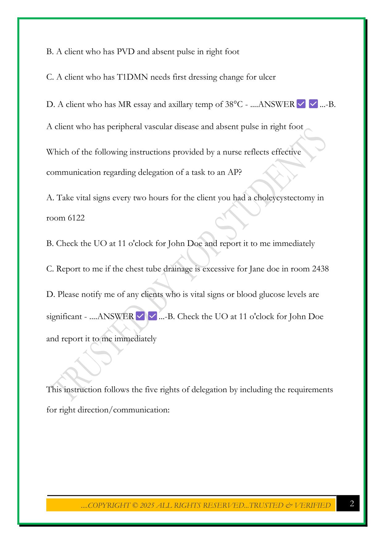LEADERSHIP PRACTICE 2019 A EXAM 2025 QUESTIONS AND ANSWERS