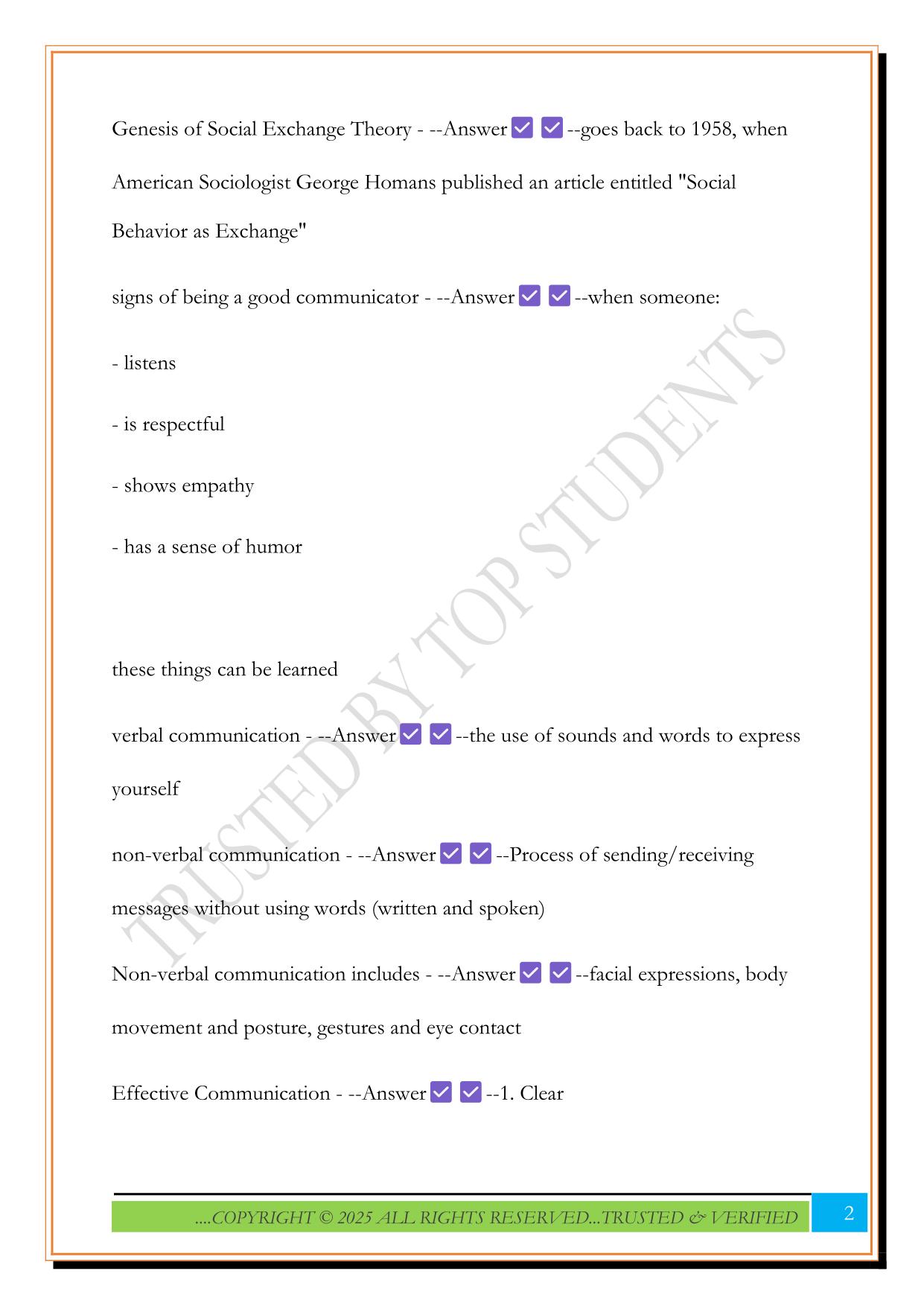 FHCE 3000 - EXAM 3 2025 Questions and Answers