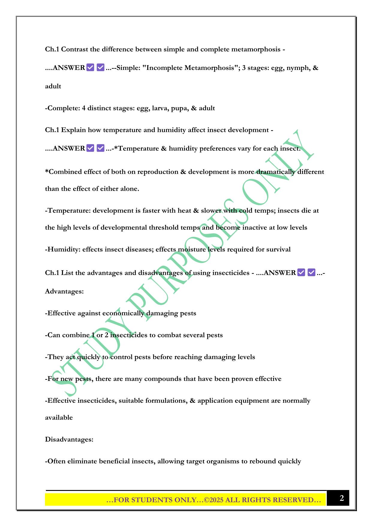 Wisconsin Pesticide Applicator Exam Review: Turf & Landscape Exam 2025 Questions and Answers