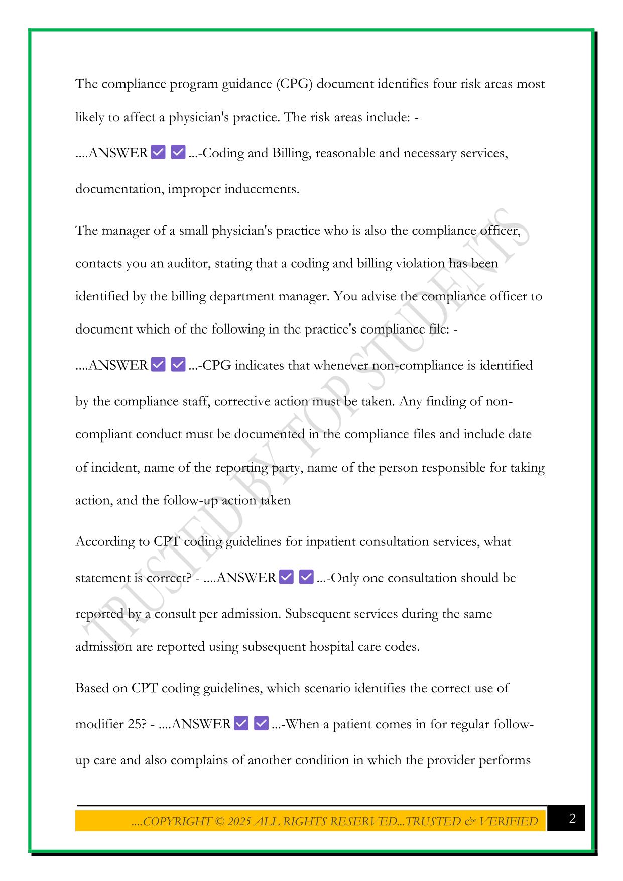 CPMA STUDY GUIDE 2025 QUESTIONS AND ANSWERS