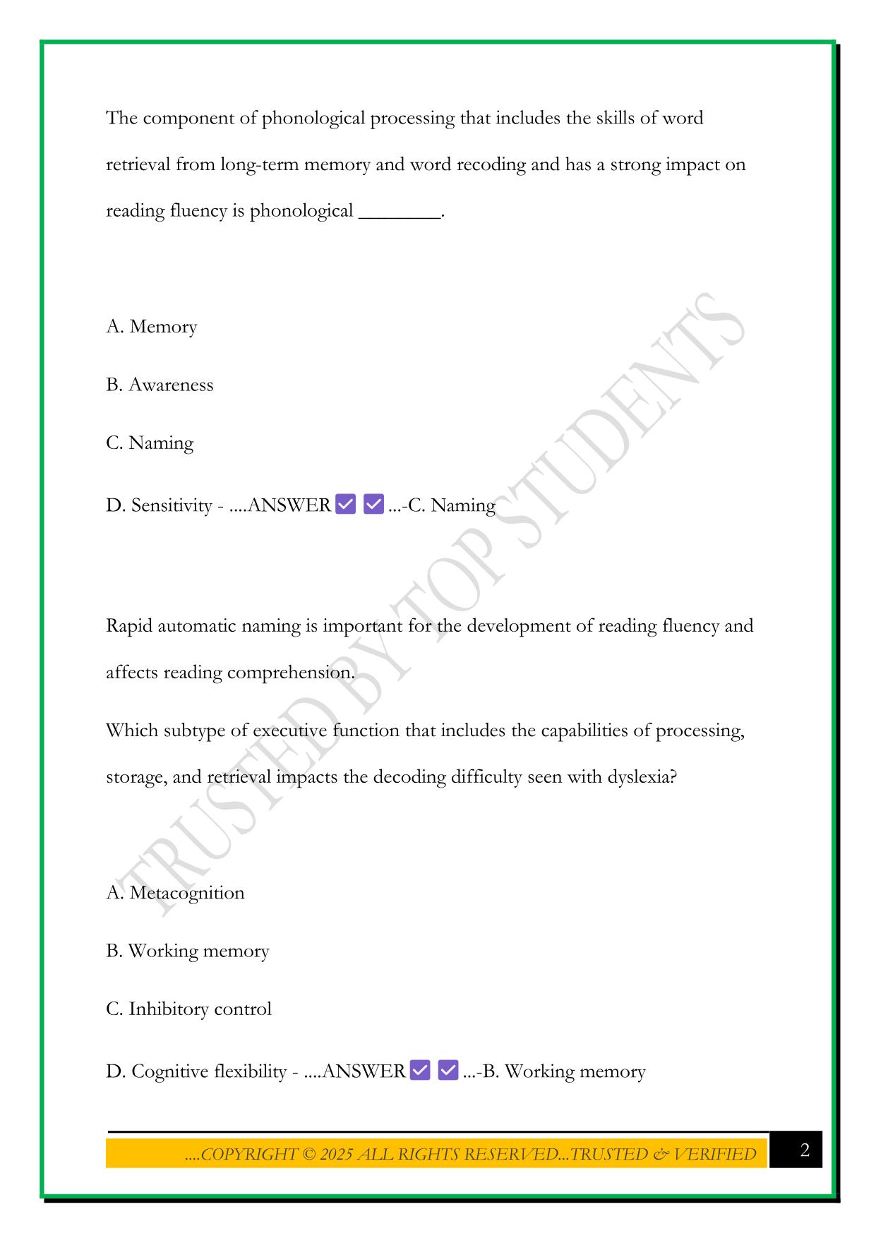 CALT EXAM, CALT EXAM PRACTICE 2025 QUESTIONS AND ANSWERS
