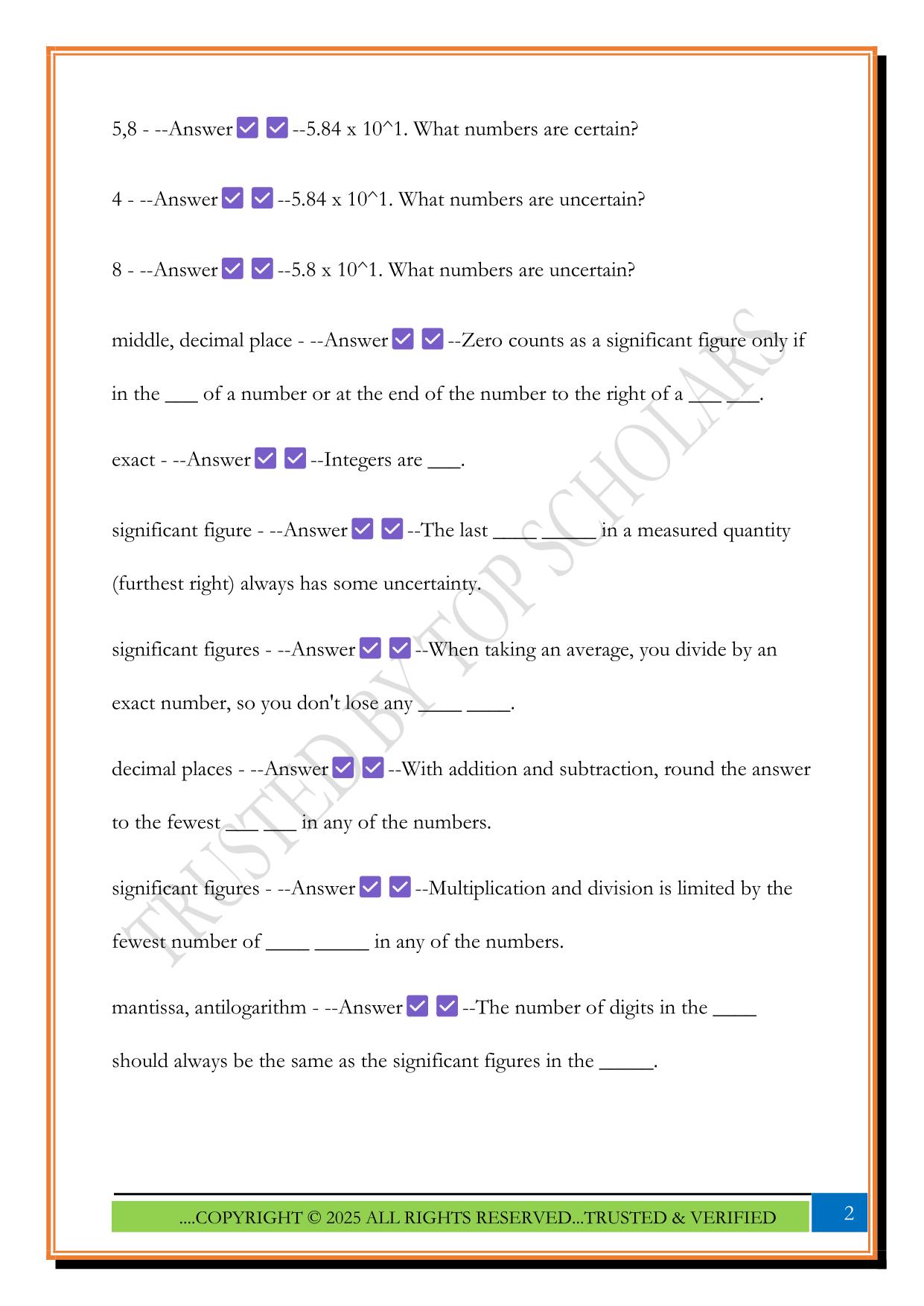 Analytical Chemistry Quiz 1/19 2025 Questions and Answers