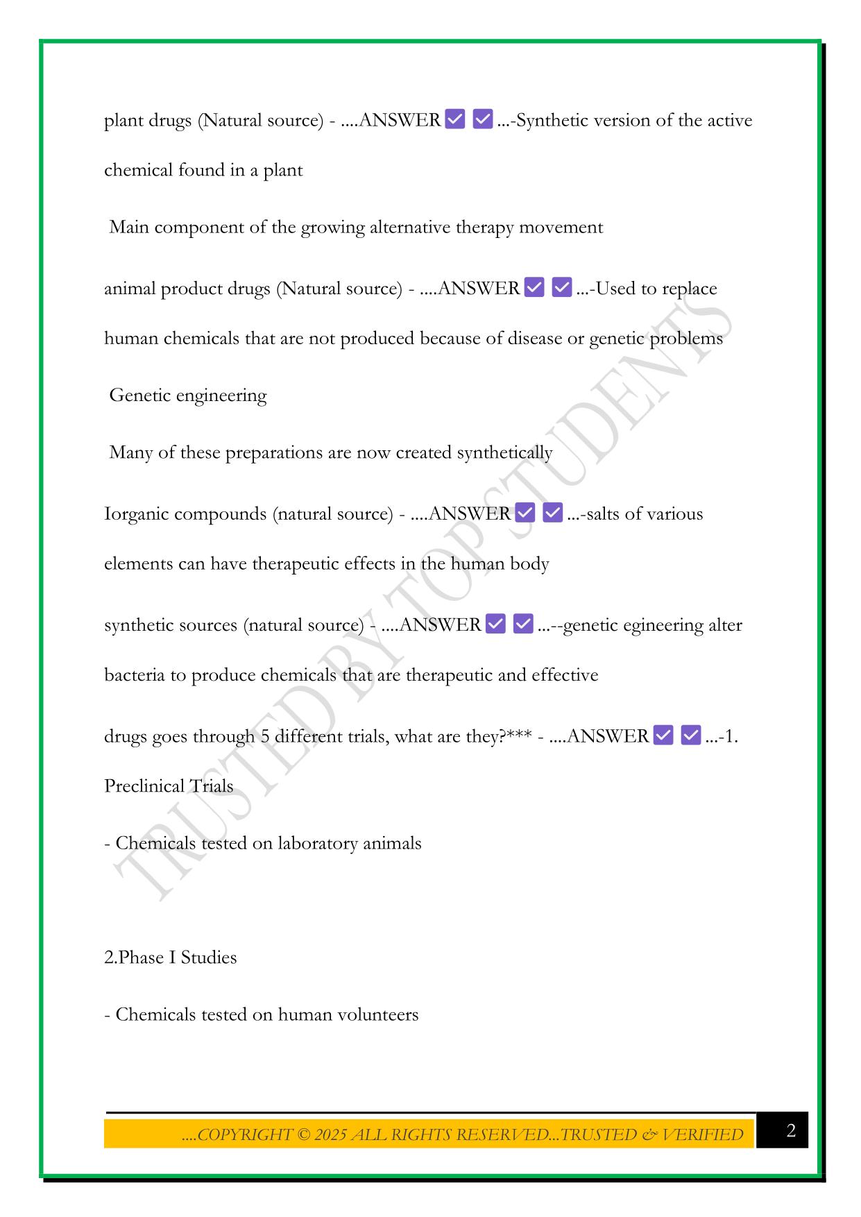 PN 1005 - SESSION 1 EXAM 2025 QUESTIONS AND ANSWERS