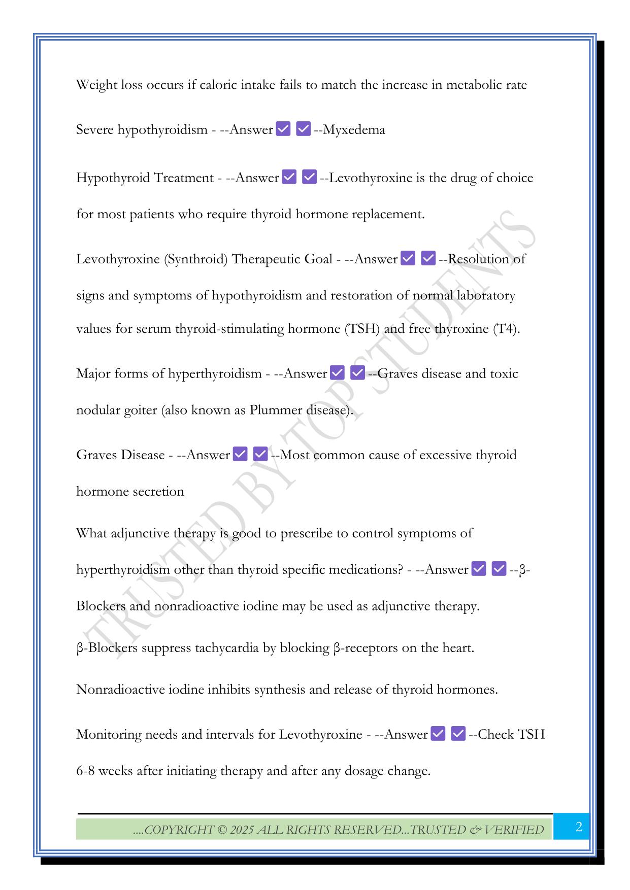 NR565 Pharmacology Final Exam 2025 Questions and Answers