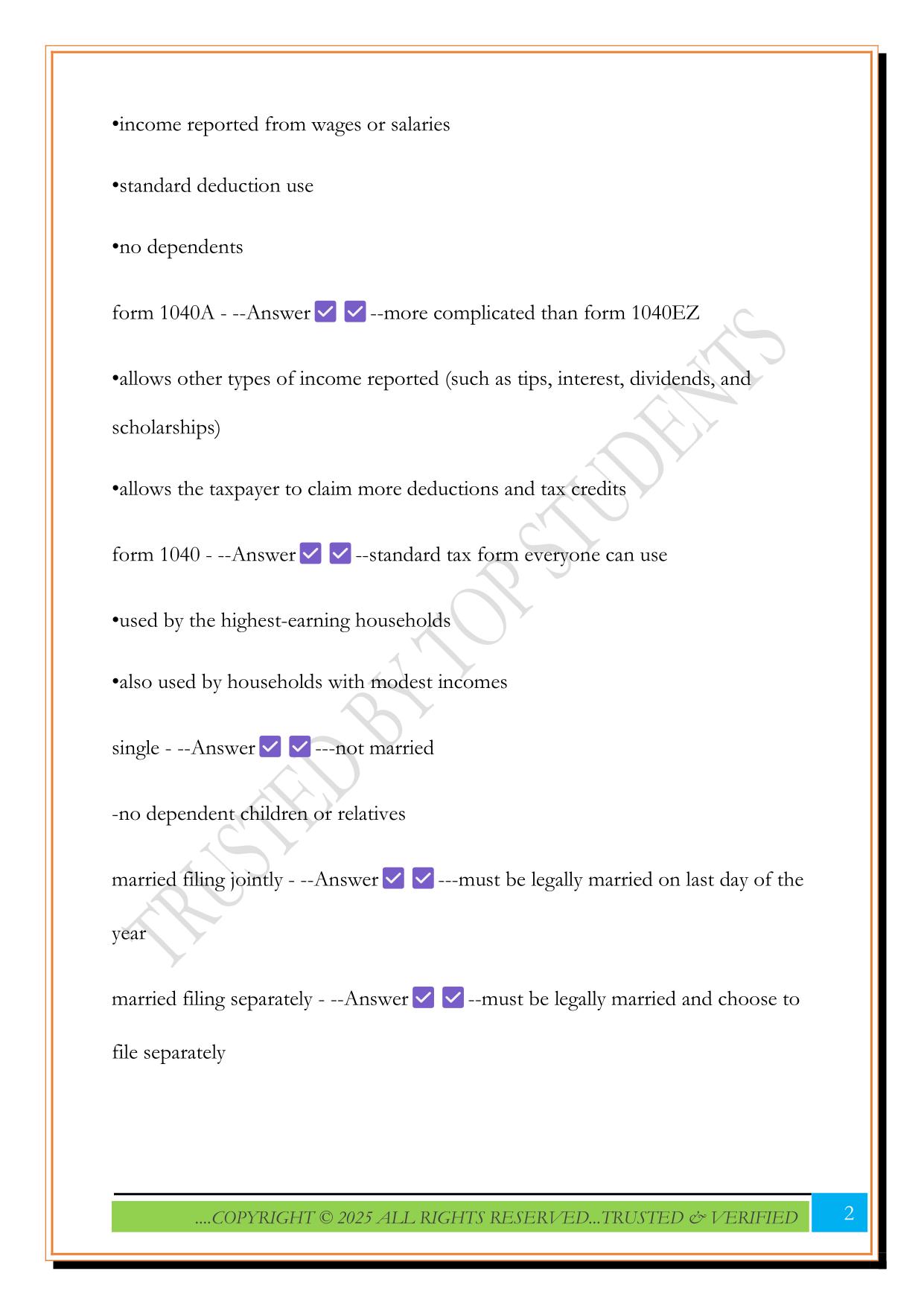 FHCE 3200 EXAM #2 STUDY GUIDE 2025 Questions and Answers