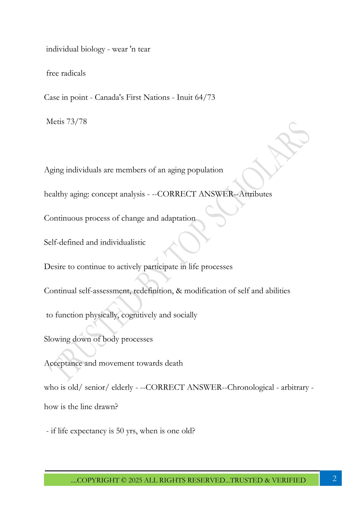 NURS 1002 Midterm Exam 2025 Questions and Answers
