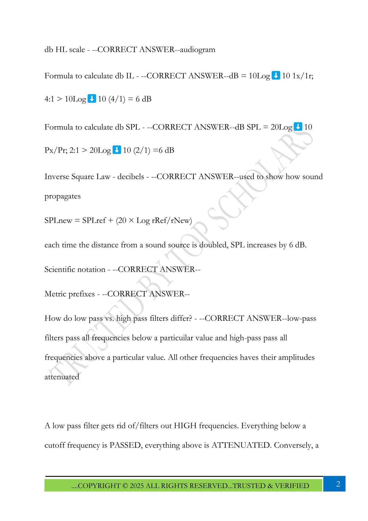 ASLP 3030 Exam 2 Study 2025 Questions and Answers