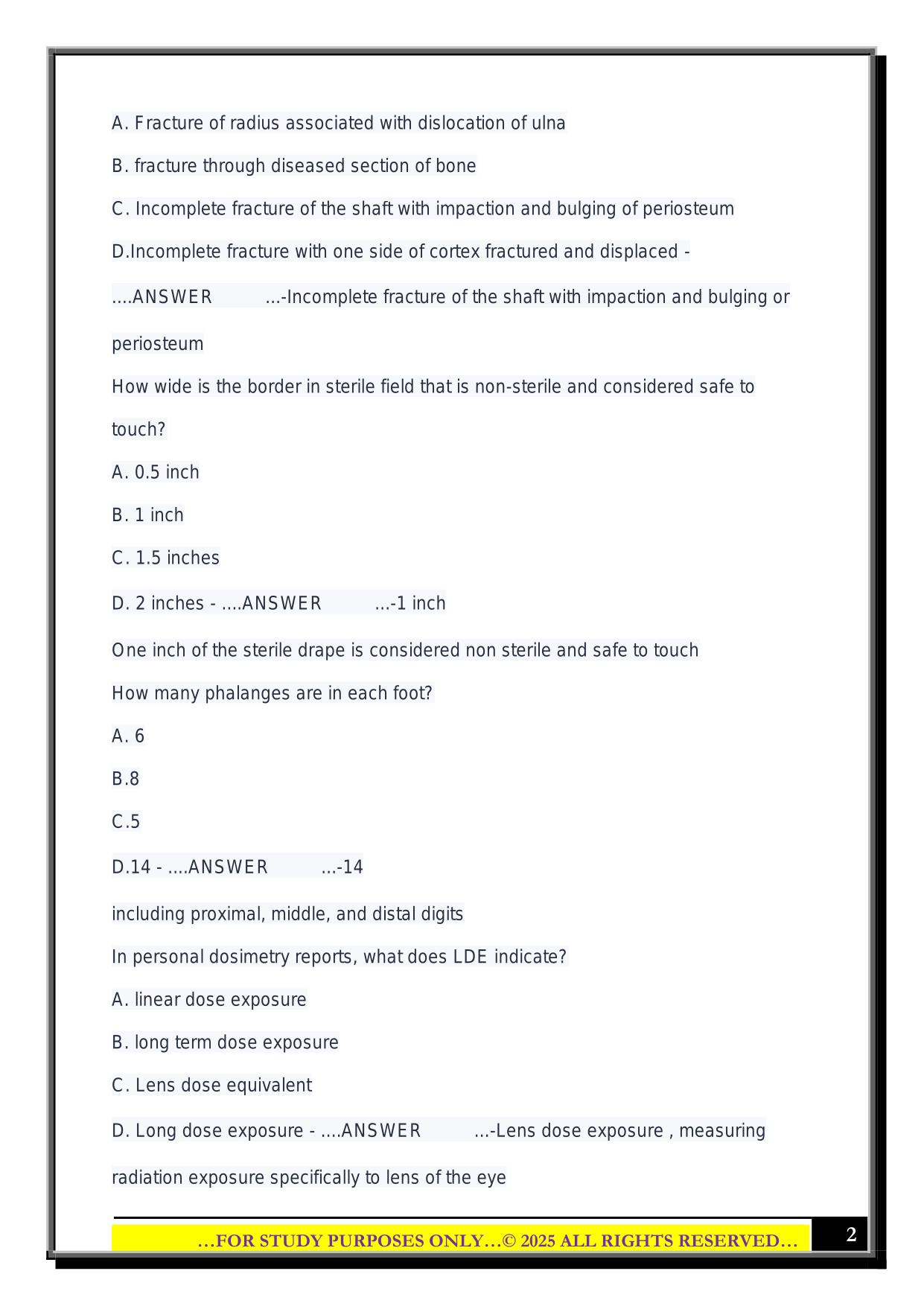 RTBC exam builder 1 2025 Questions and Answers