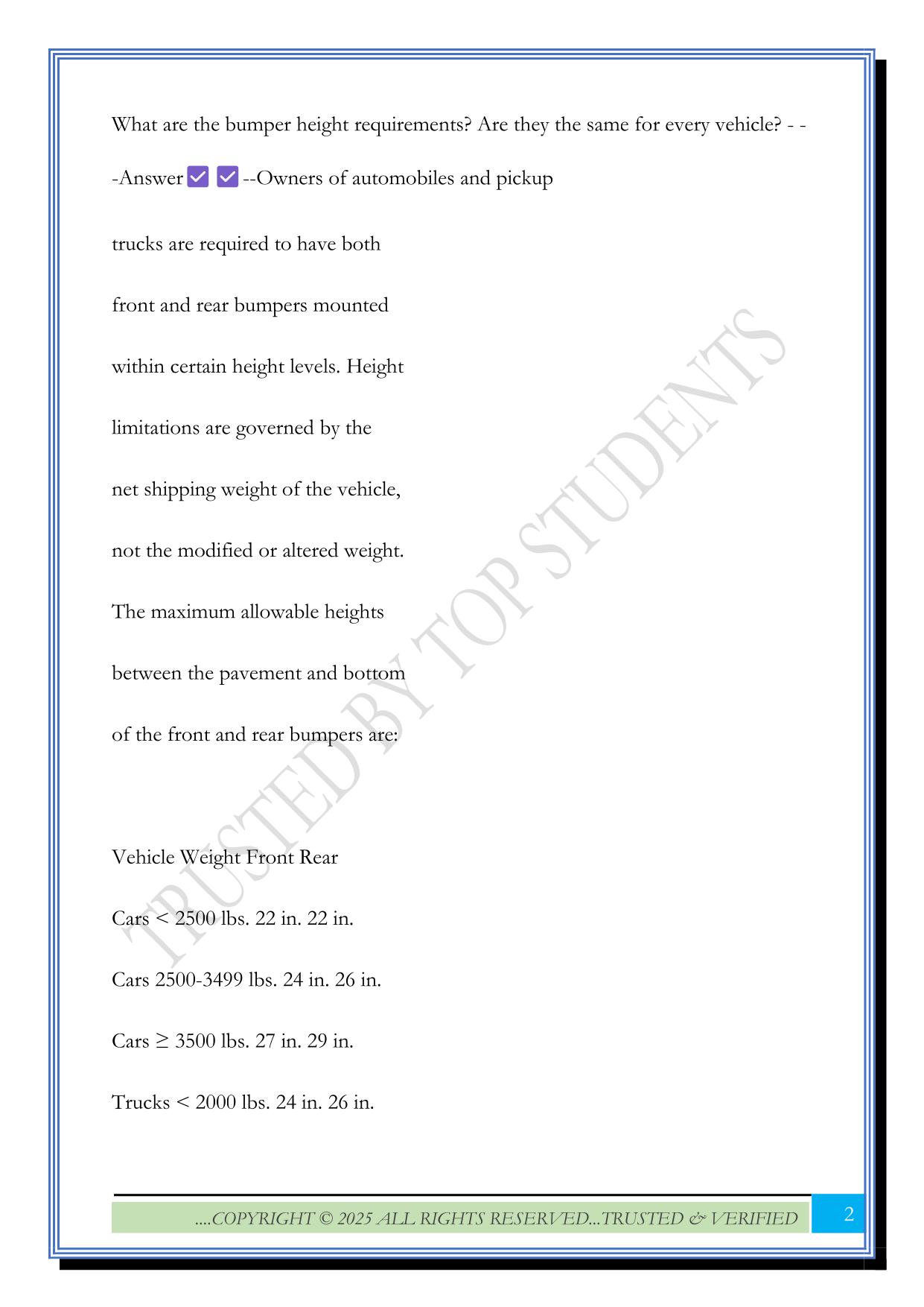 Florida Class E Drivers License (Test Your Knowledge) Exam 2025 Questions and Answers