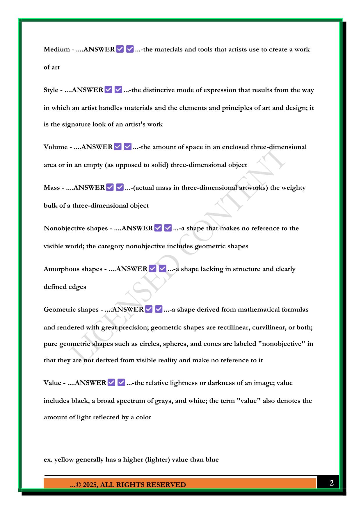 HER-H100 IUPUI EXAM 1 2025 QUESTIONS AND ANSWERS
