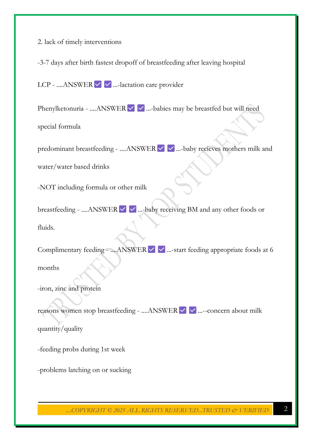 CLC TRAINING EXAM 2025 QUESTIONS AND ANSWERS
