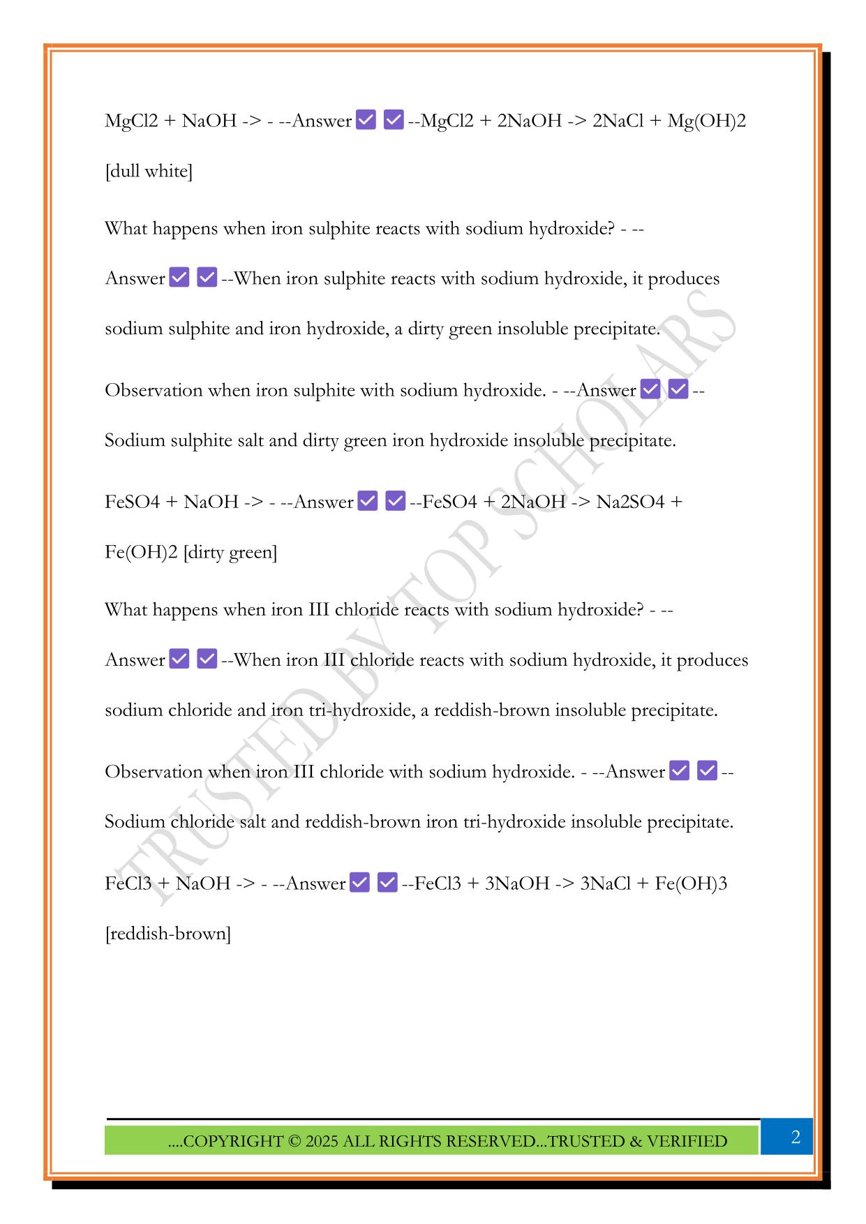 Analytical Chemistry Exam 2025 Questions and Answers