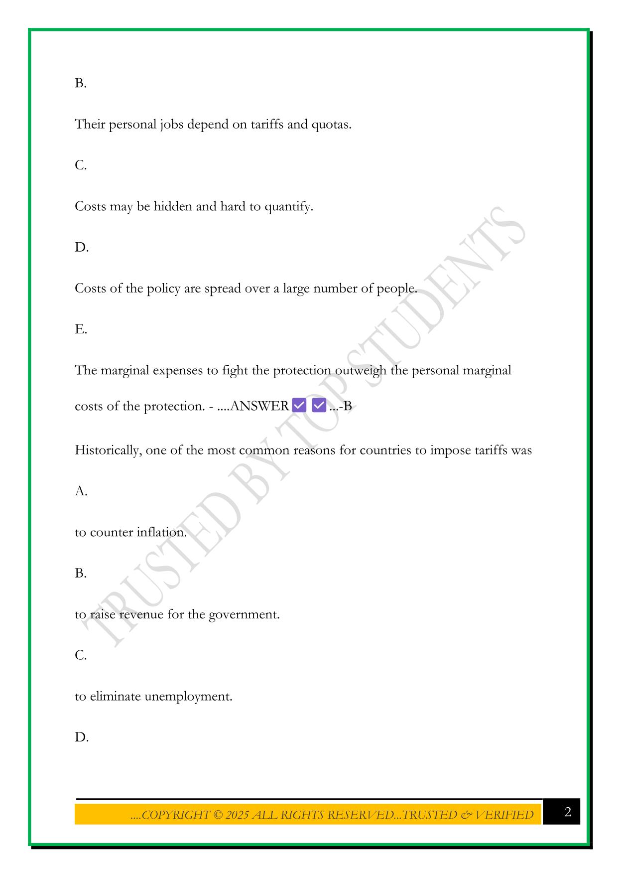 ECO 336 FINAL EXAM 2025 QUESTIONS AND ANSWERS