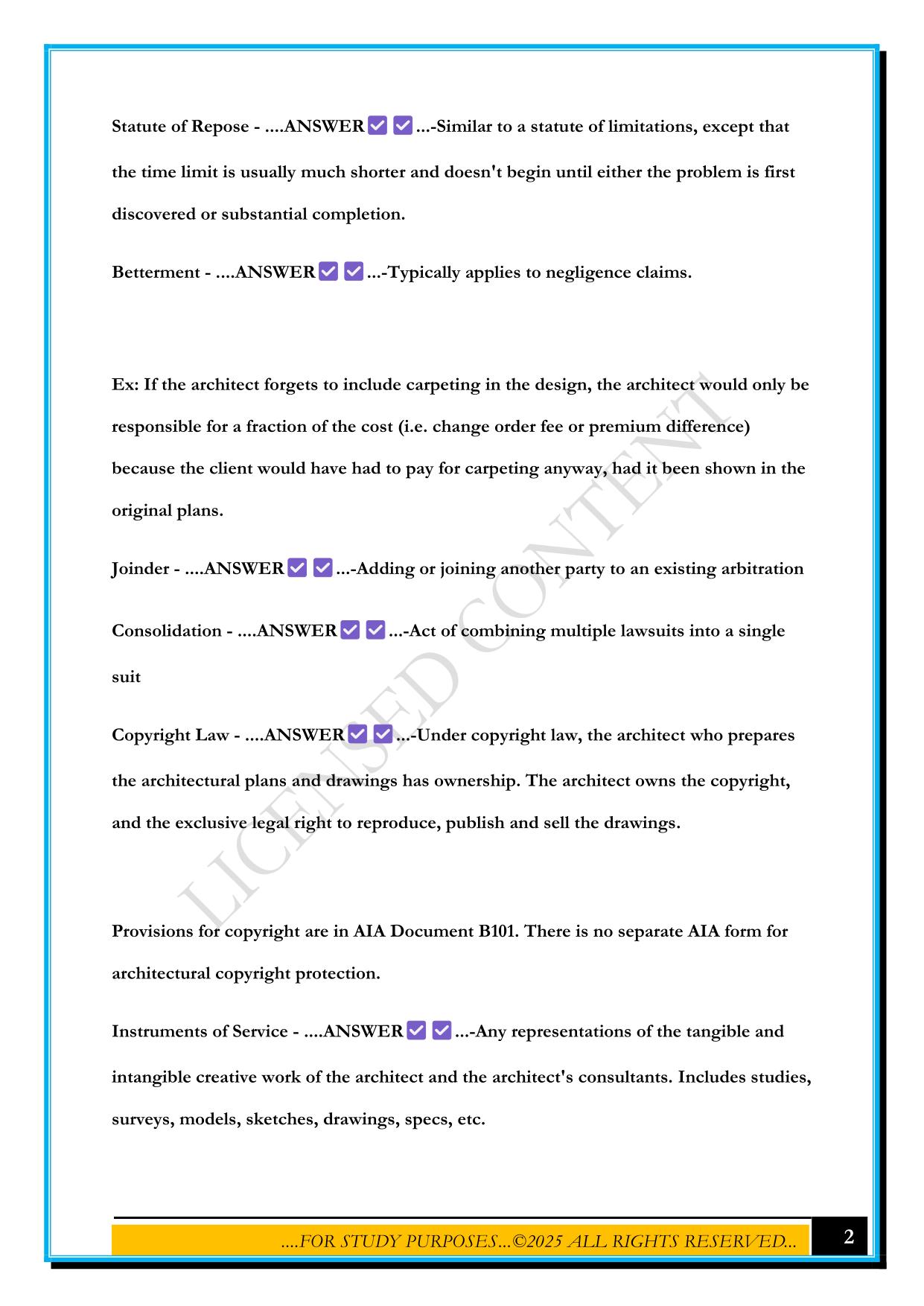ARE 5.0 PCM EXAM 2025 QUESTIONS AND ANSWERS