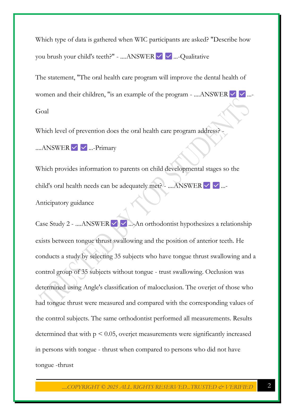 HESI COMMUNITY + PROVISION EXAM 2025 QUESTIONS AND ANSWERS