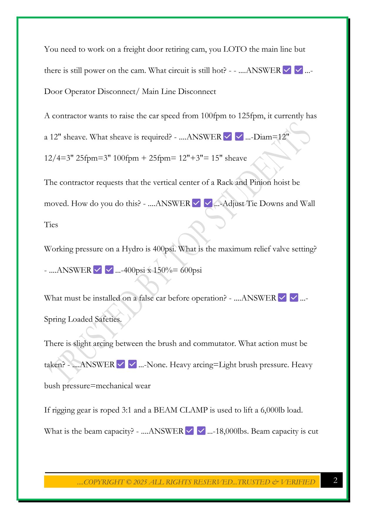 NEIEP REVIEW 1 2025 QUESTIONS AND ANSWERS