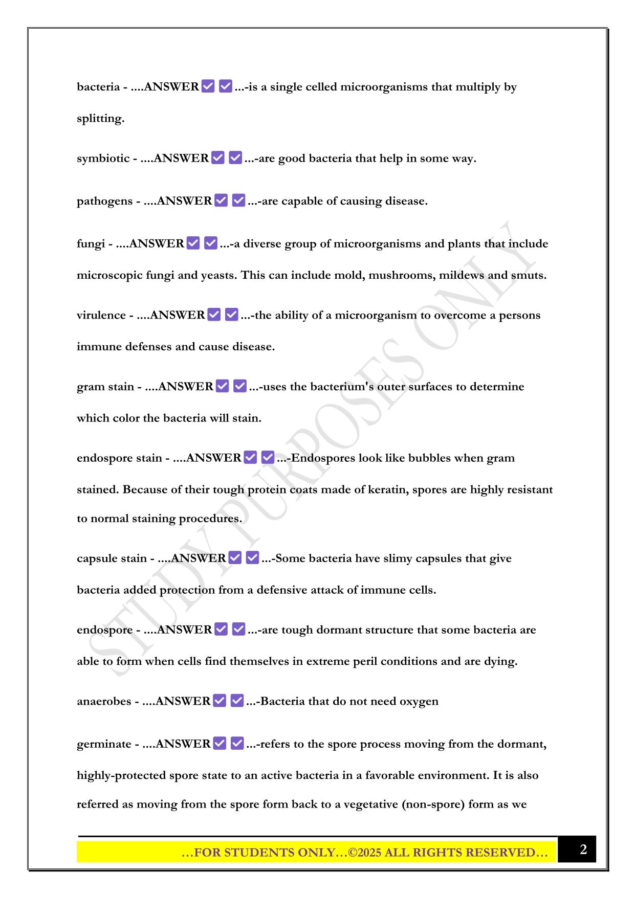 CER Final Exam Prep All Chapters 2025 Questions and Answers