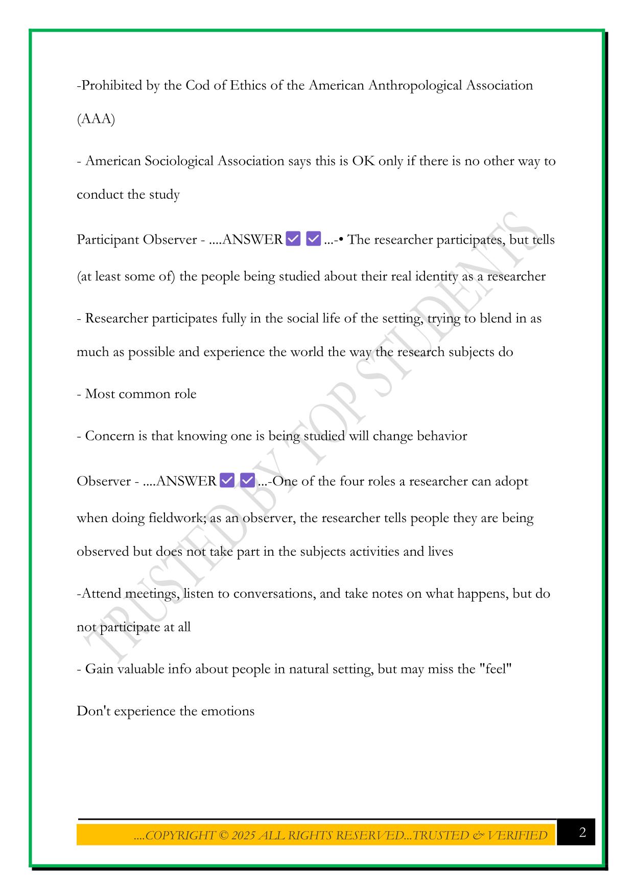 CSU SOC 311 FINAL EXAM 2025 QUESTIONS AND ANSWERS